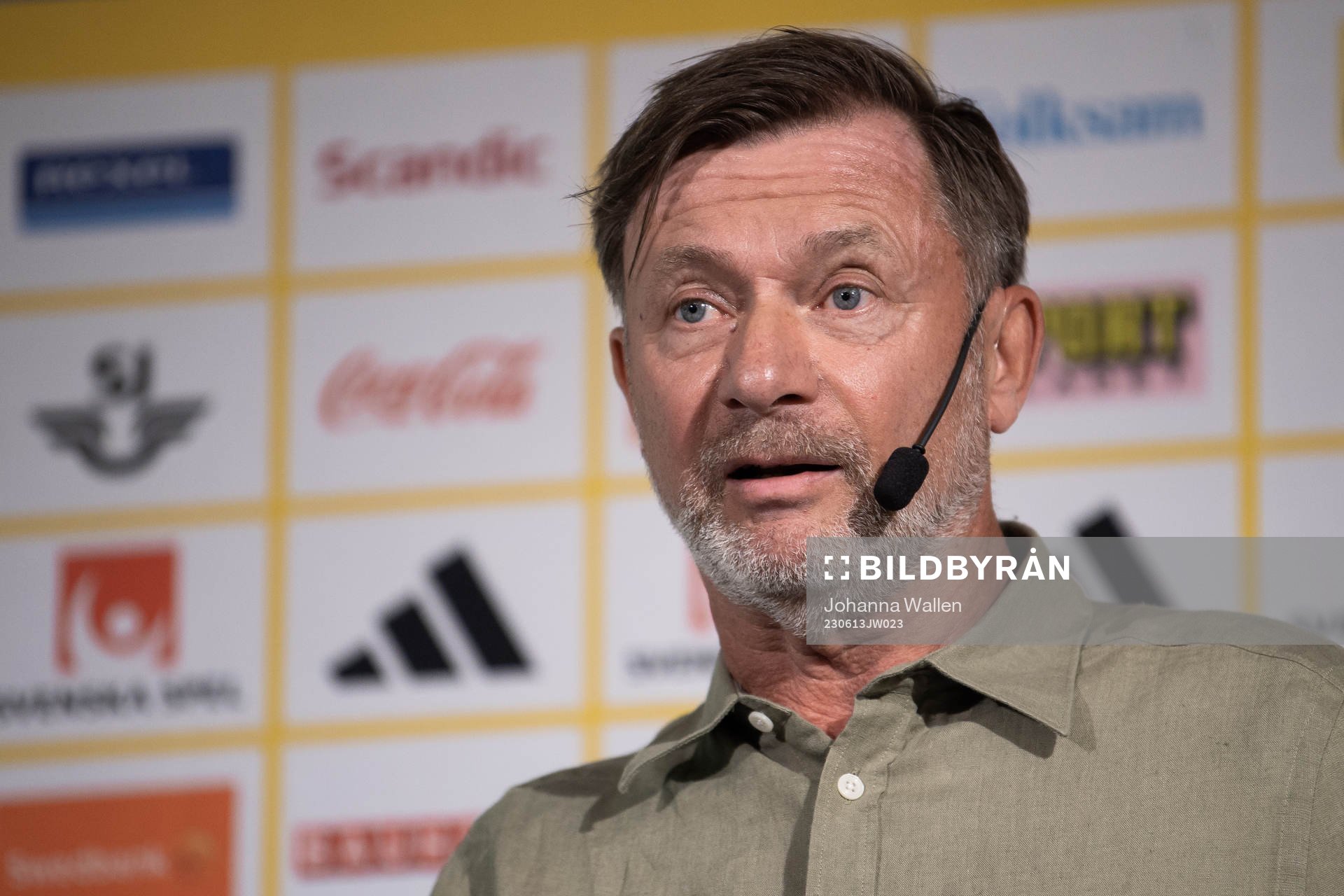 Peter Gerhardsson, head coach of the Swedish women's