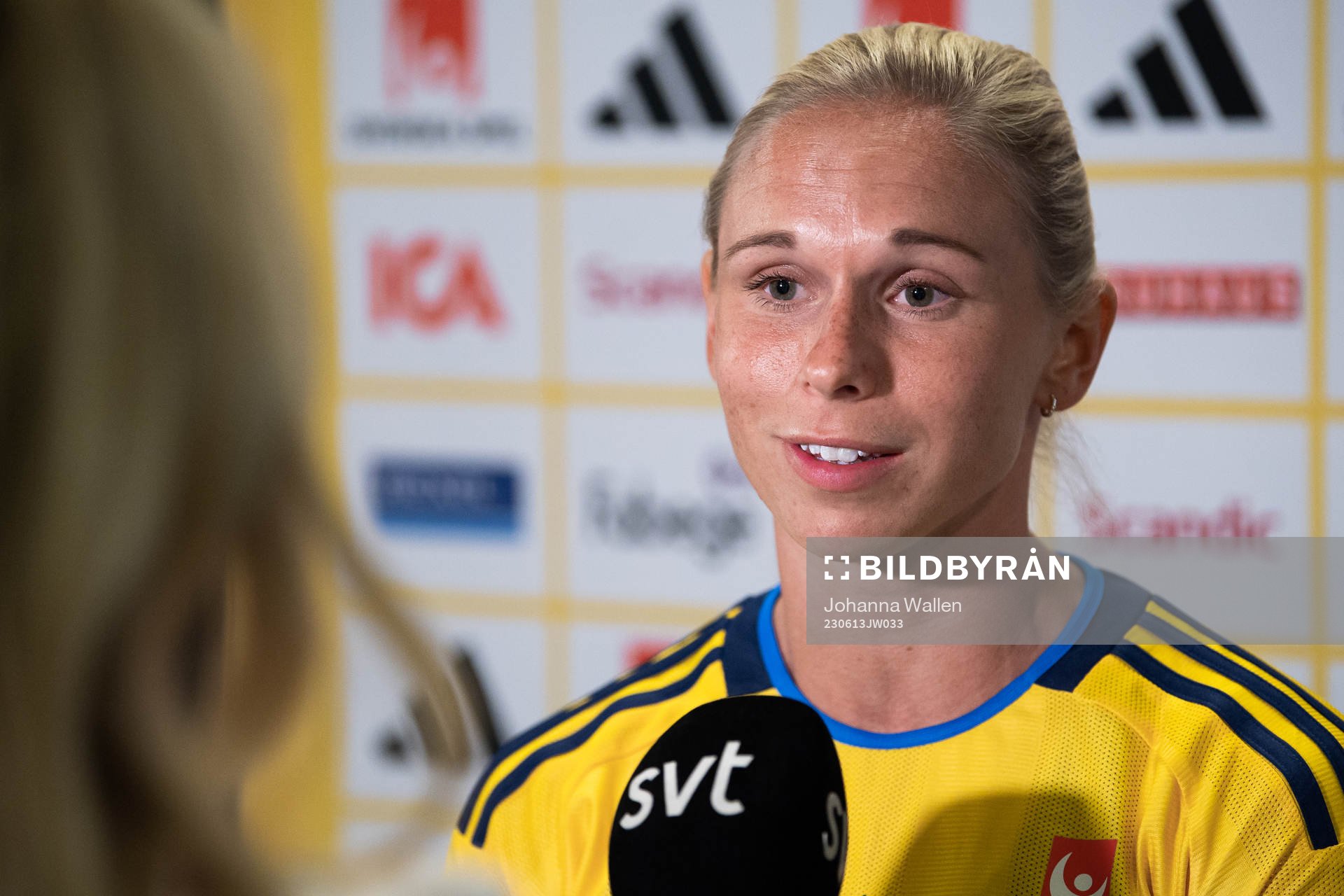 Jonna Andersson of the Swedish women's national football