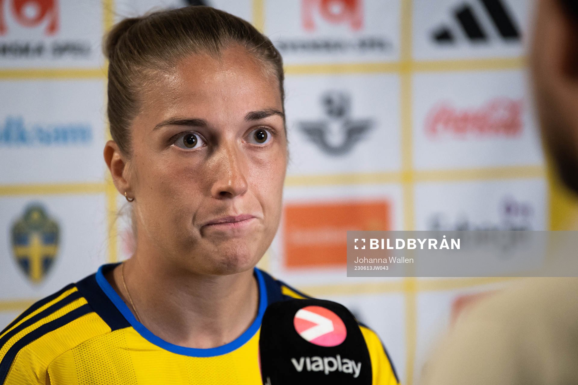 Filippa Angeldahl of the Swedish women's national football