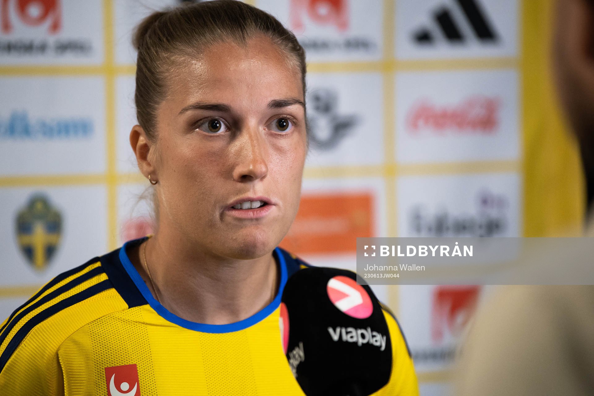 Filippa Angeldahl of the Swedish women's national football