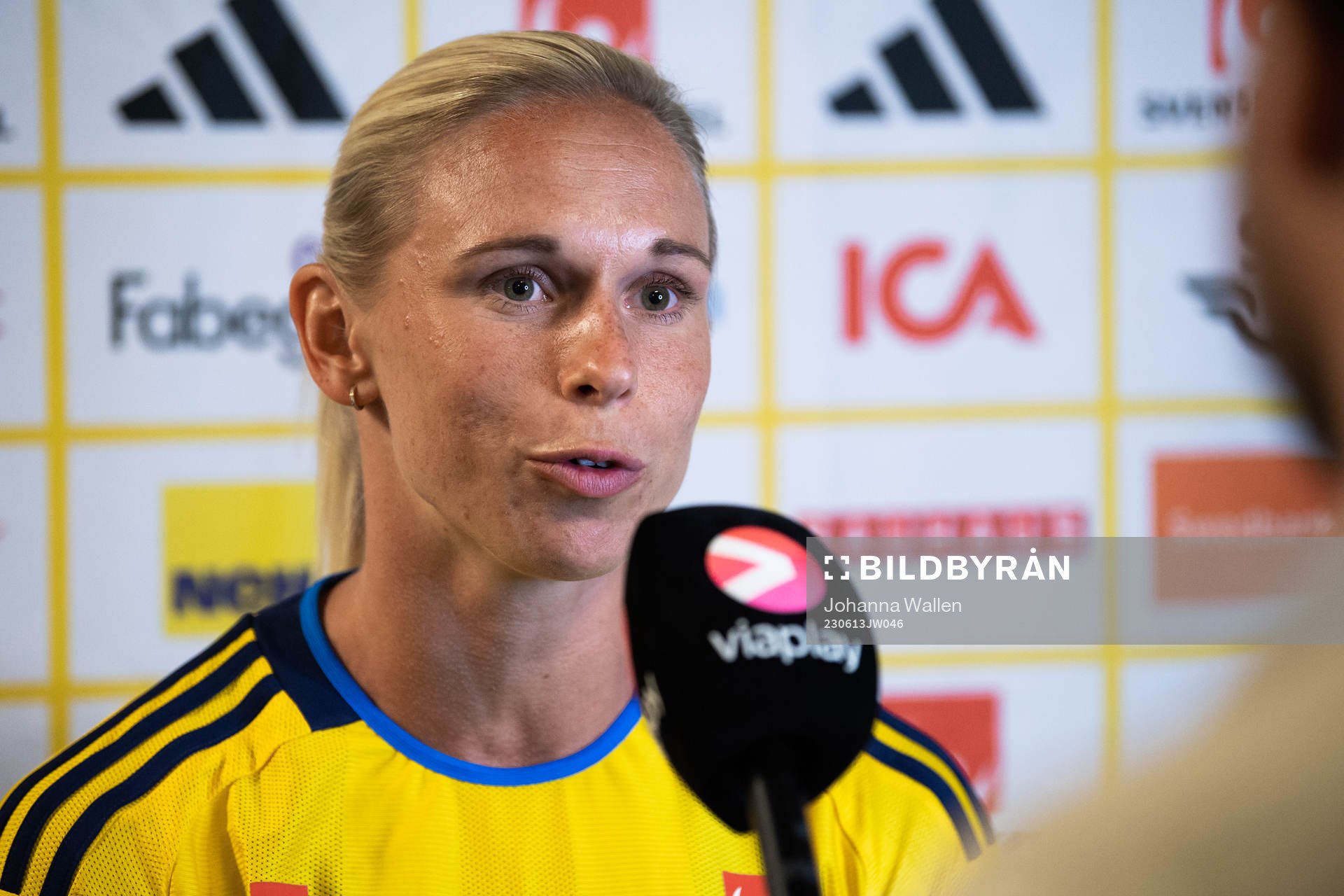 Jonna Andersson of the Swedish women's national football