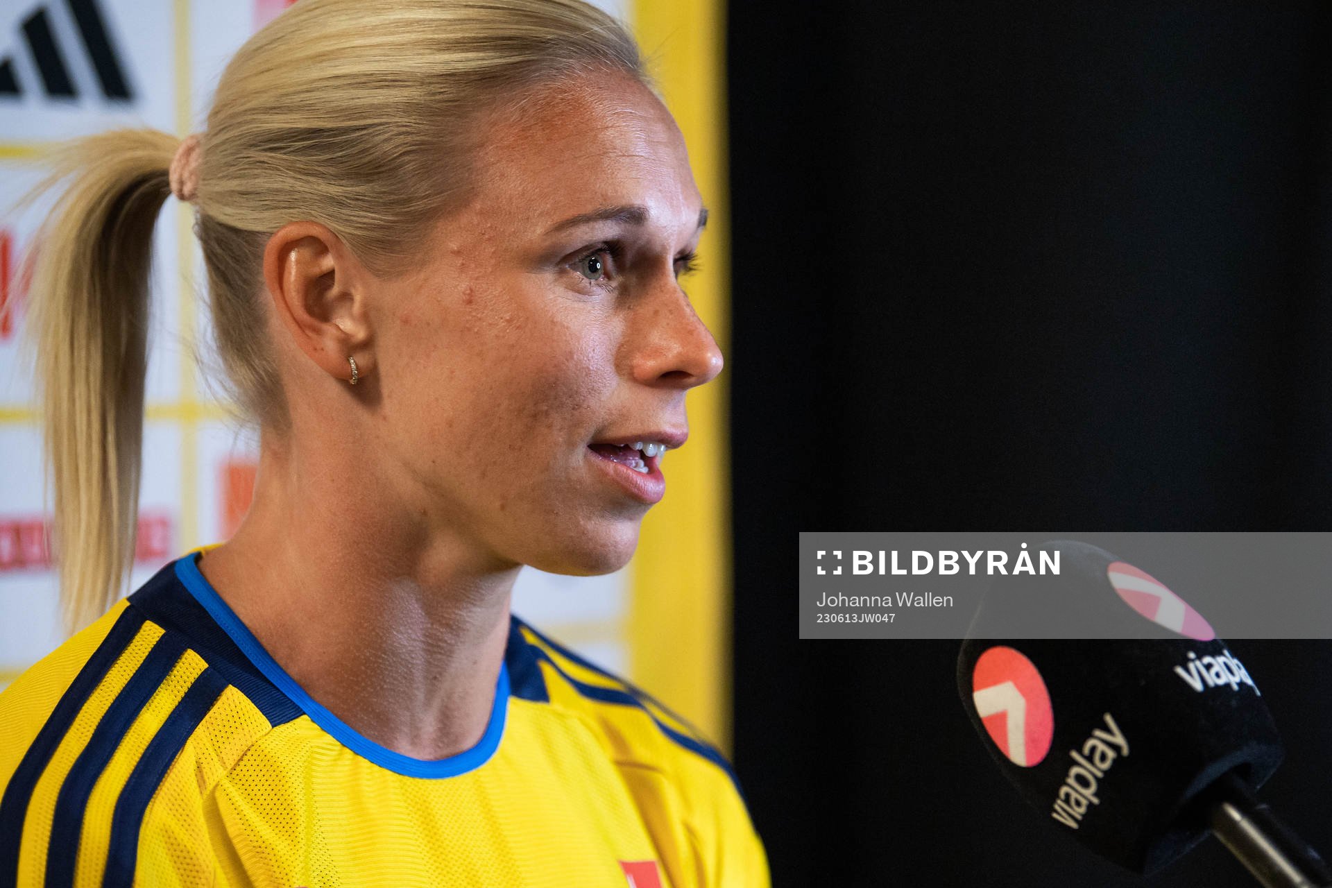 Jonna Andersson of the Swedish women's national football