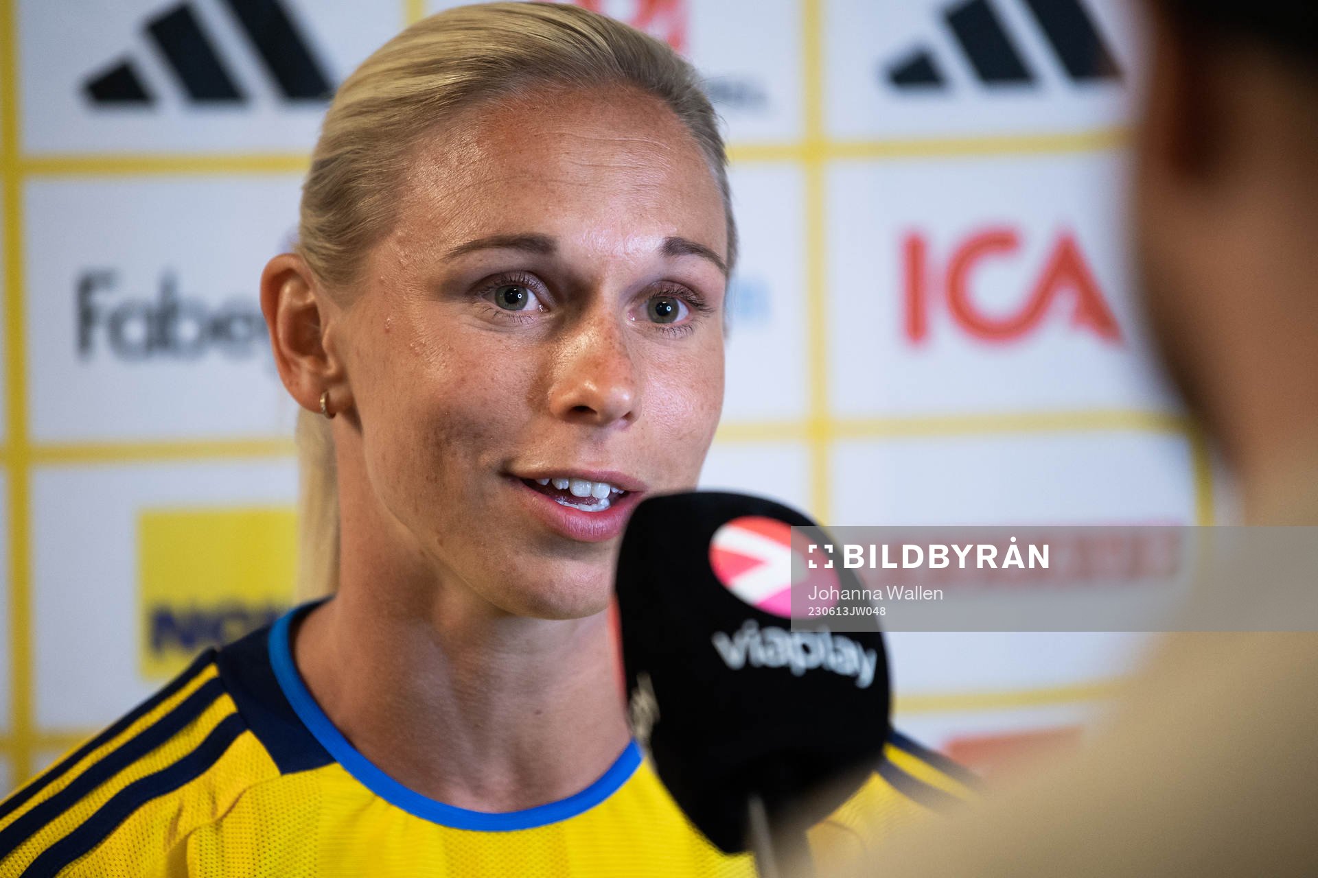 Jonna Andersson of the Swedish women's national football