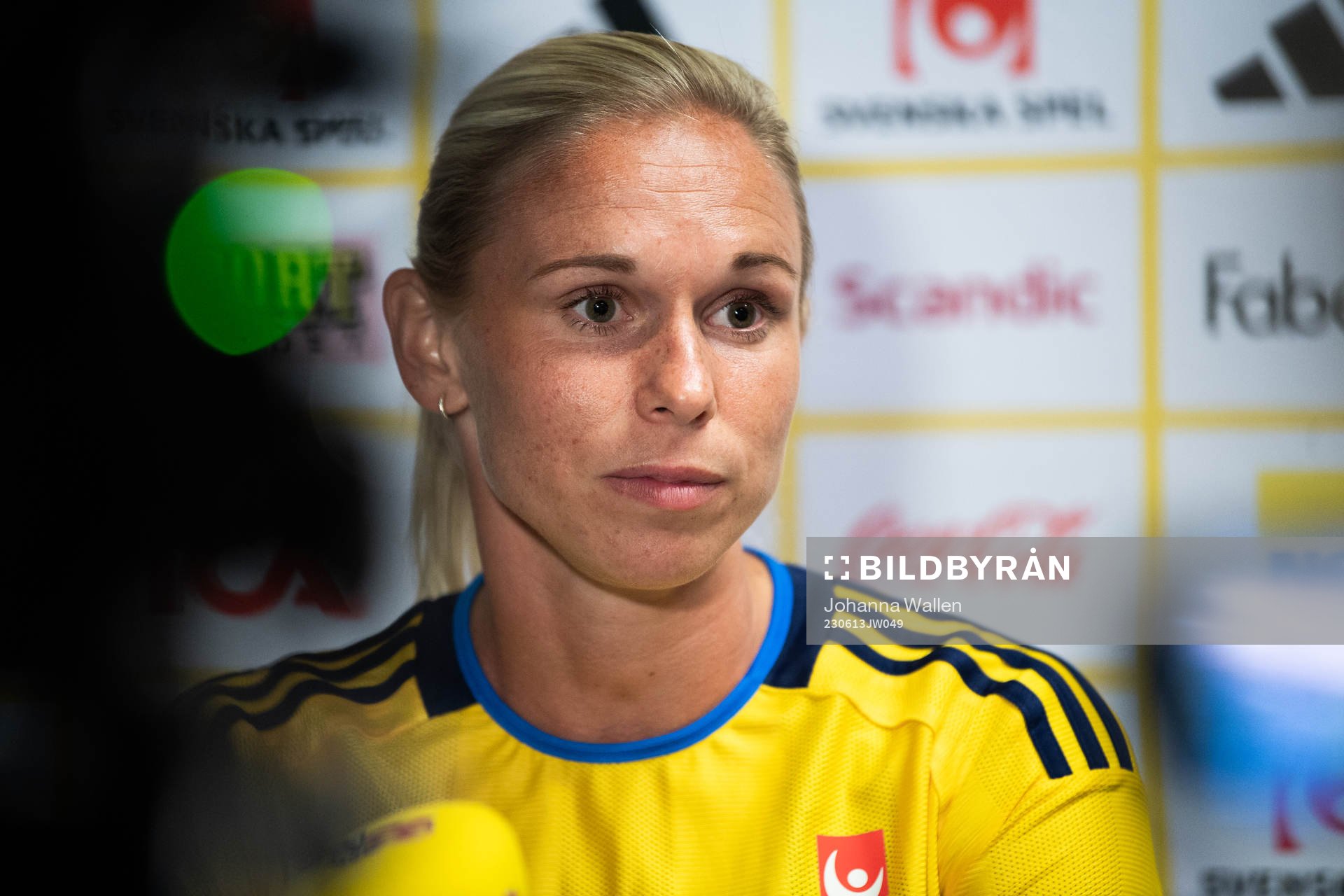 Jonna Andersson of the Swedish women's national football