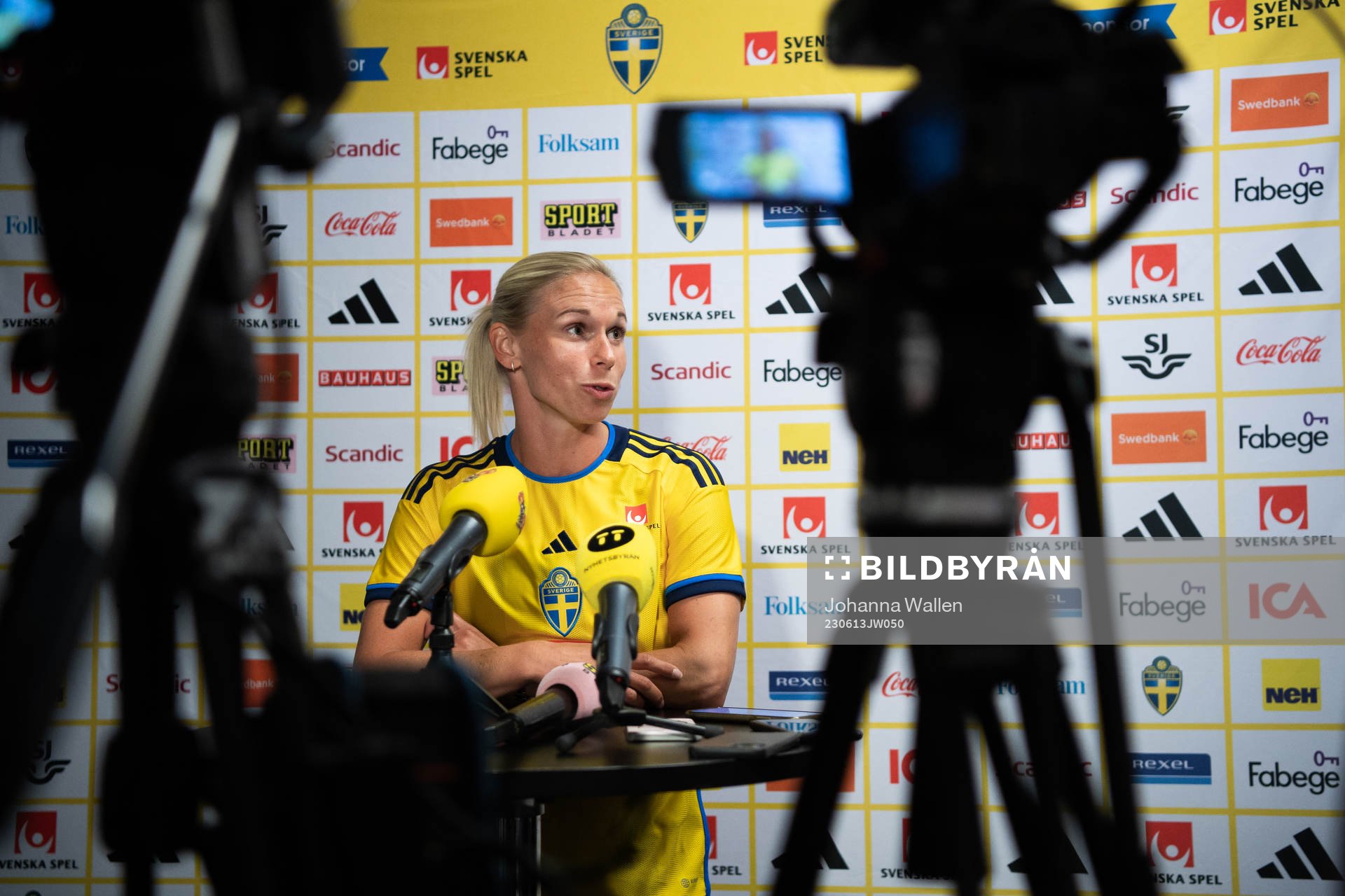 Jonna Andersson of the Swedish women's national football