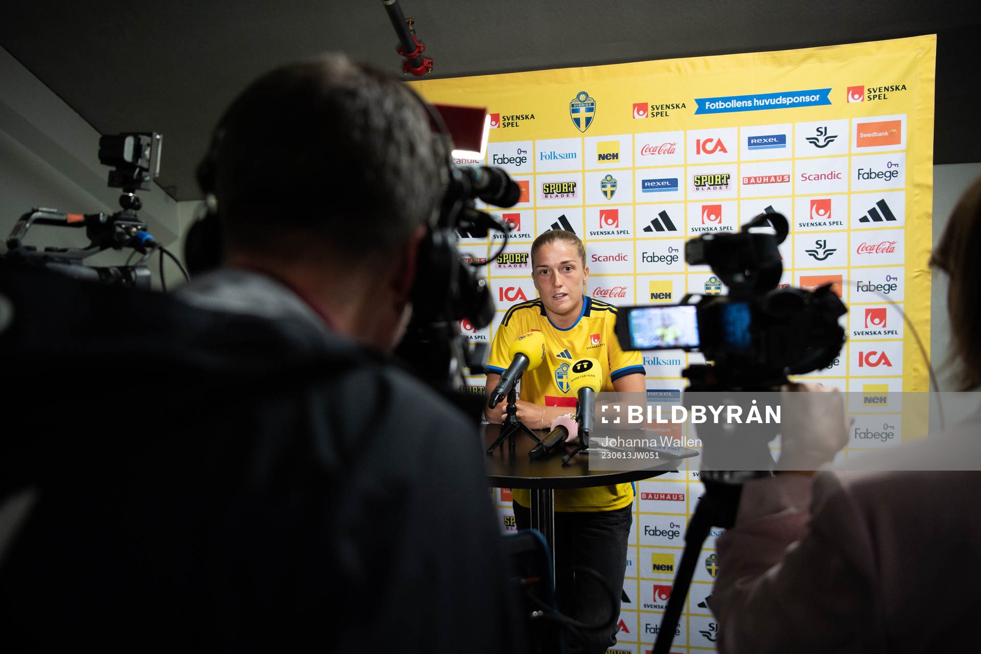 Filippa Angeldahl of the Swedish women's national football