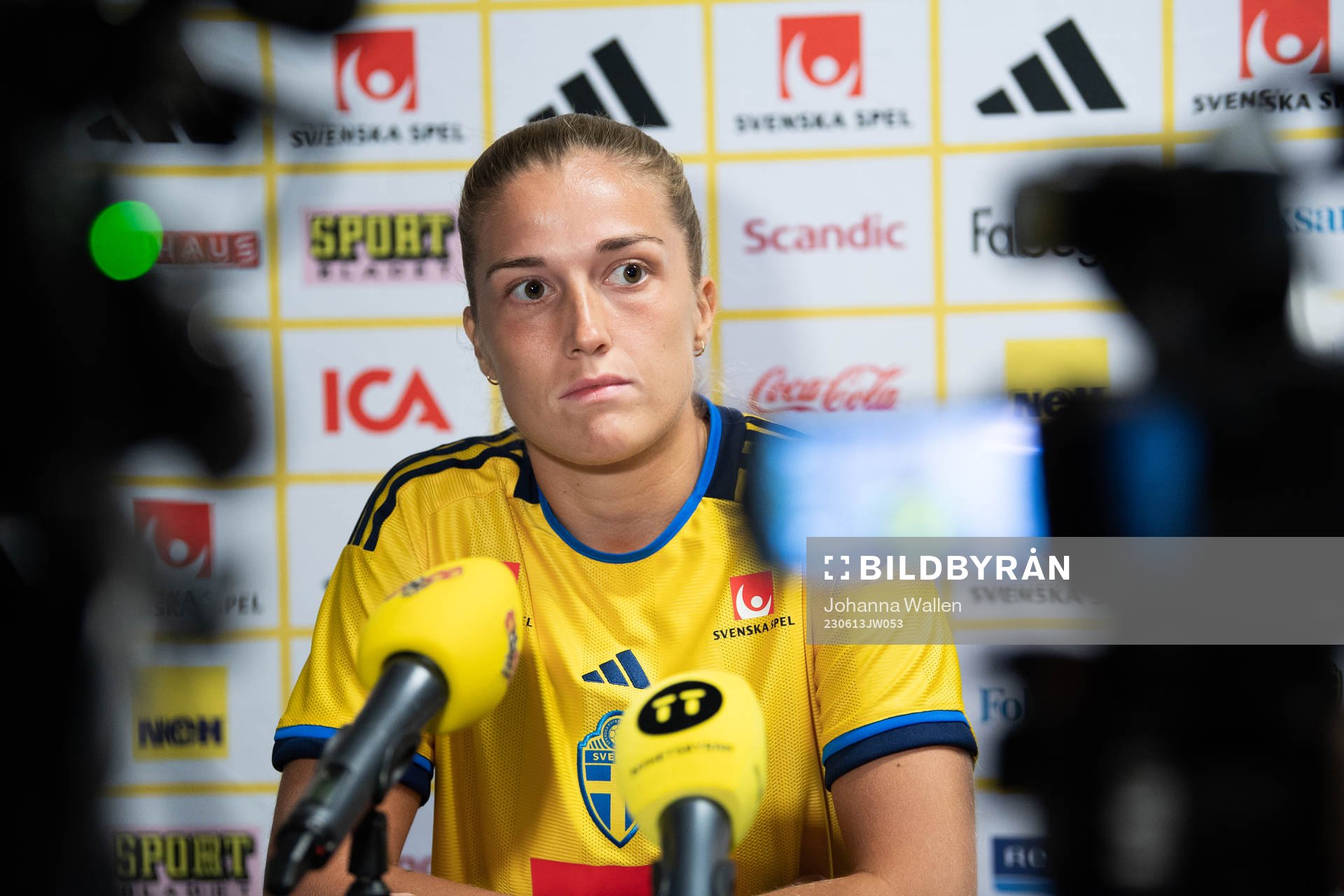 Filippa Angeldahl of the Swedish women's national football