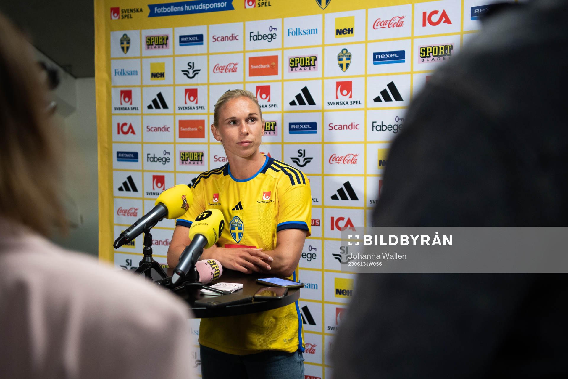 Jonna Andersson of the Swedish women's national football