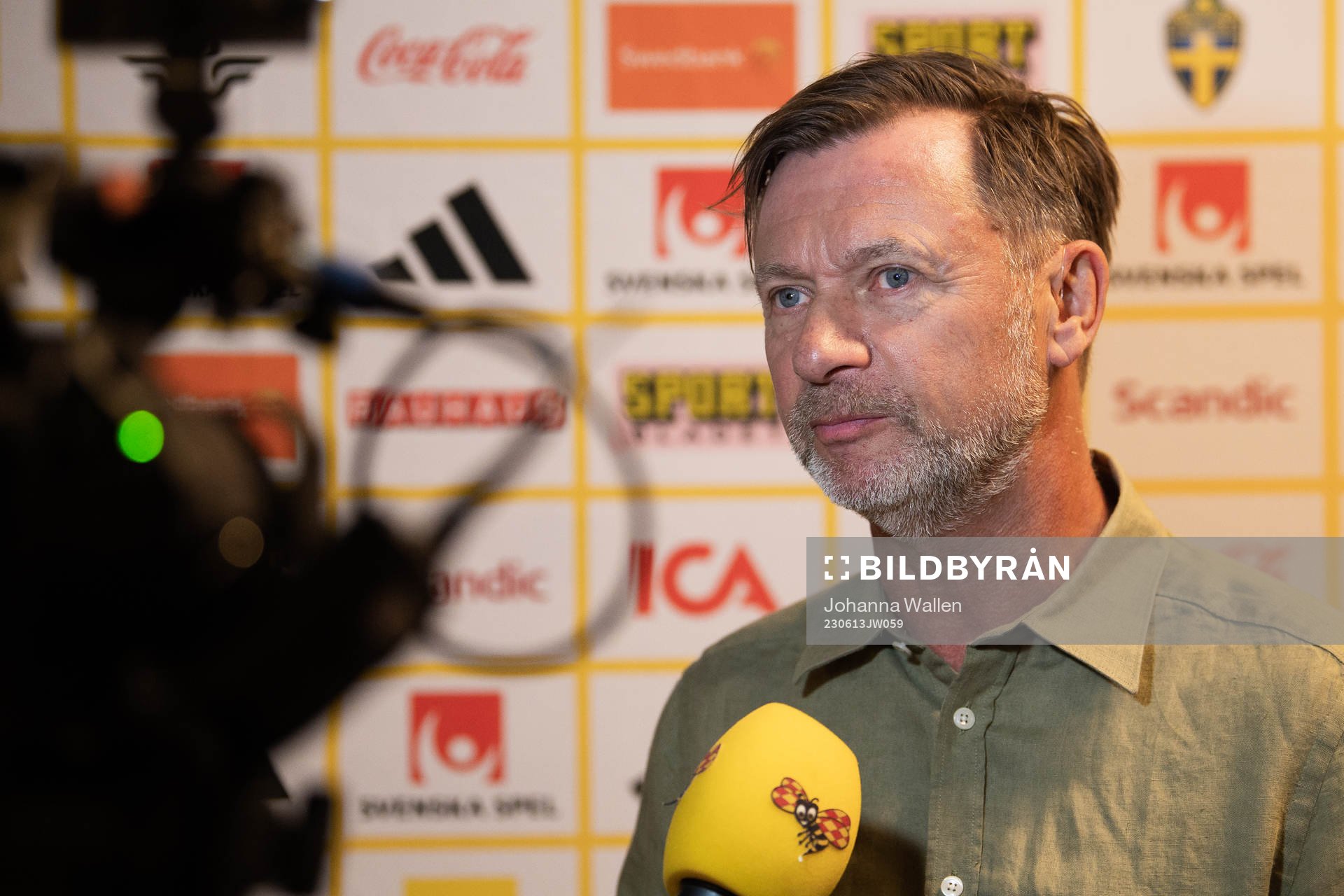 Peter Gerhardsson, head coach of the Swedish women's