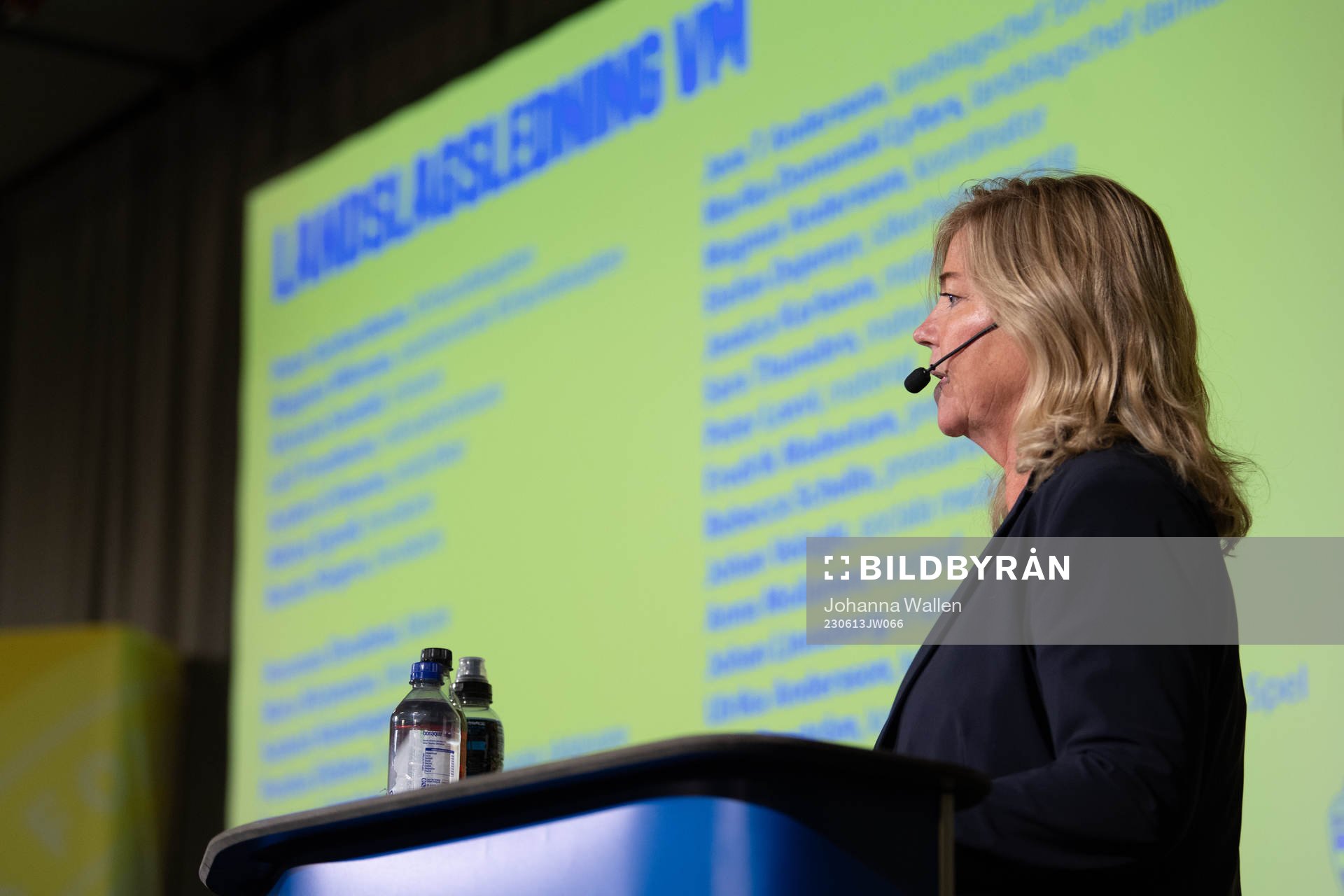 Marika Domanski Lyfors, team manager of the Swedish women's