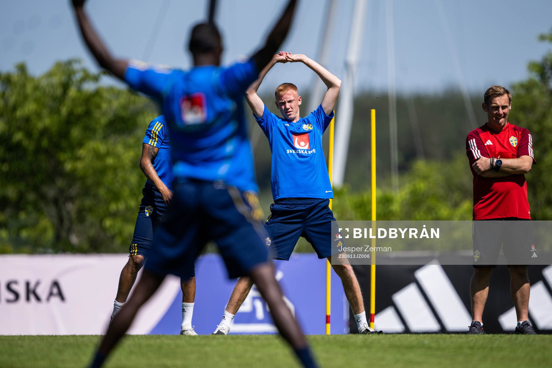Hugo Larsson of the Swedish national football team