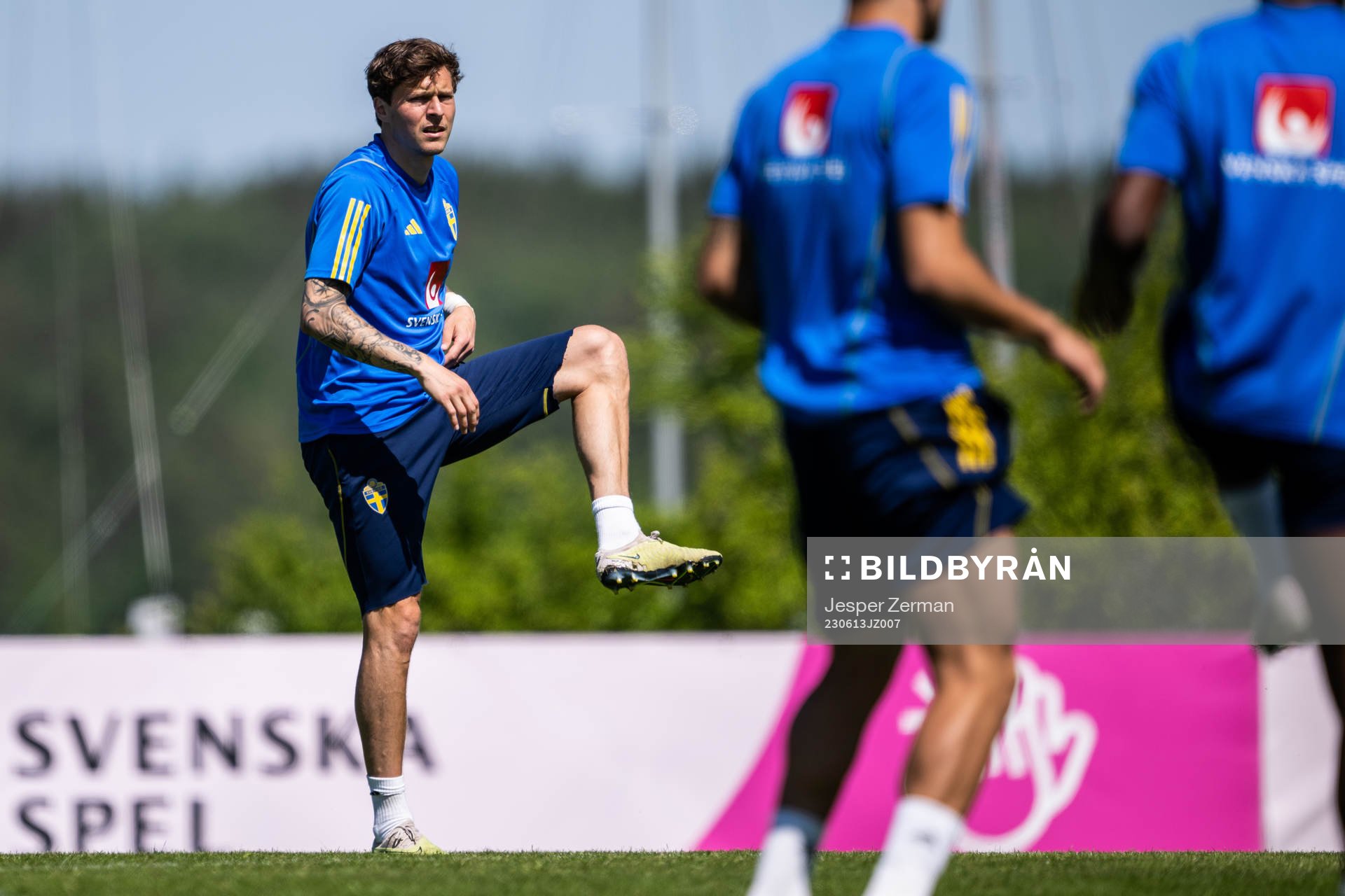 Victor Nilsson Lindelöf of the Swedish national football