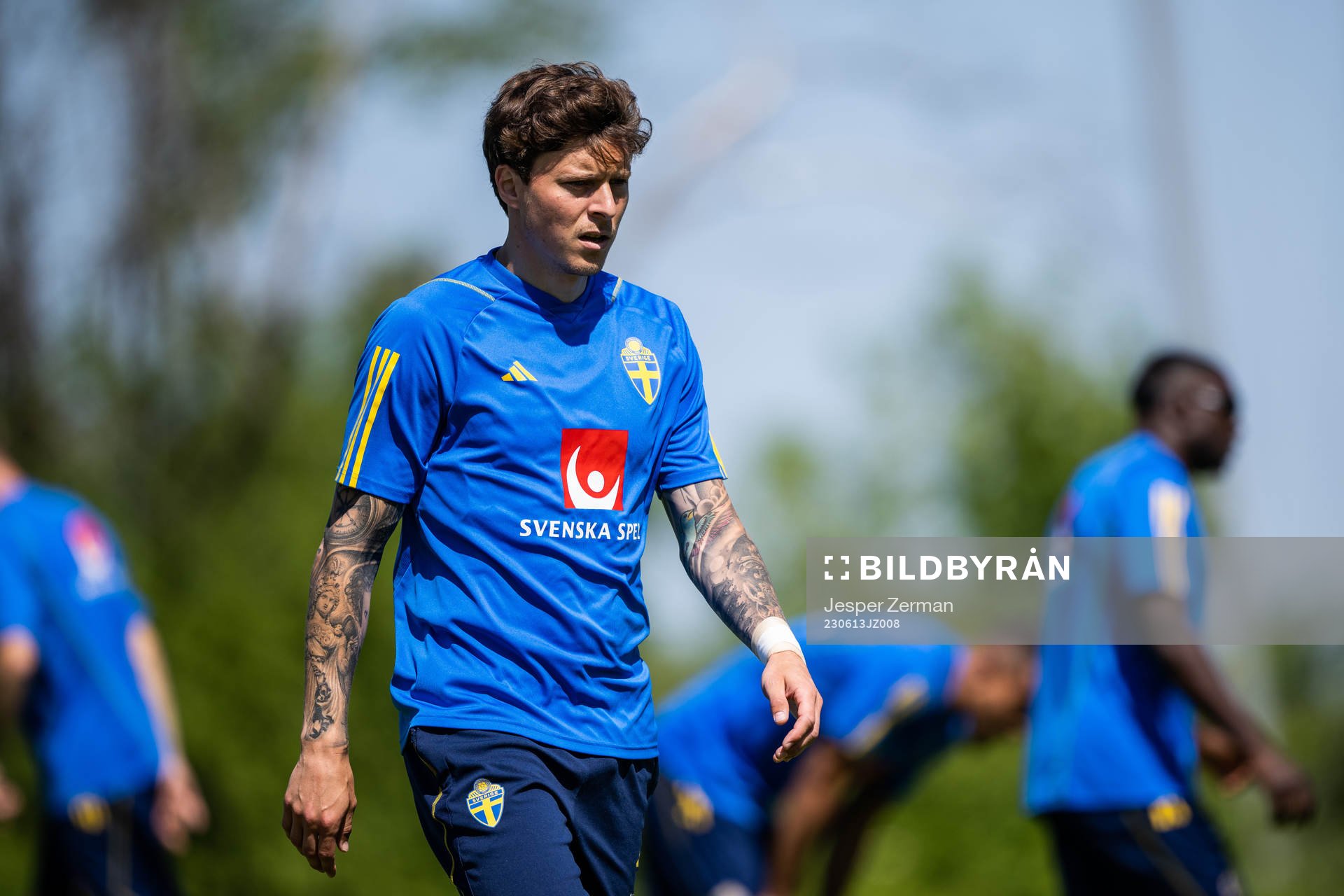 Victor Nilsson Lindelöf of the Swedish national football