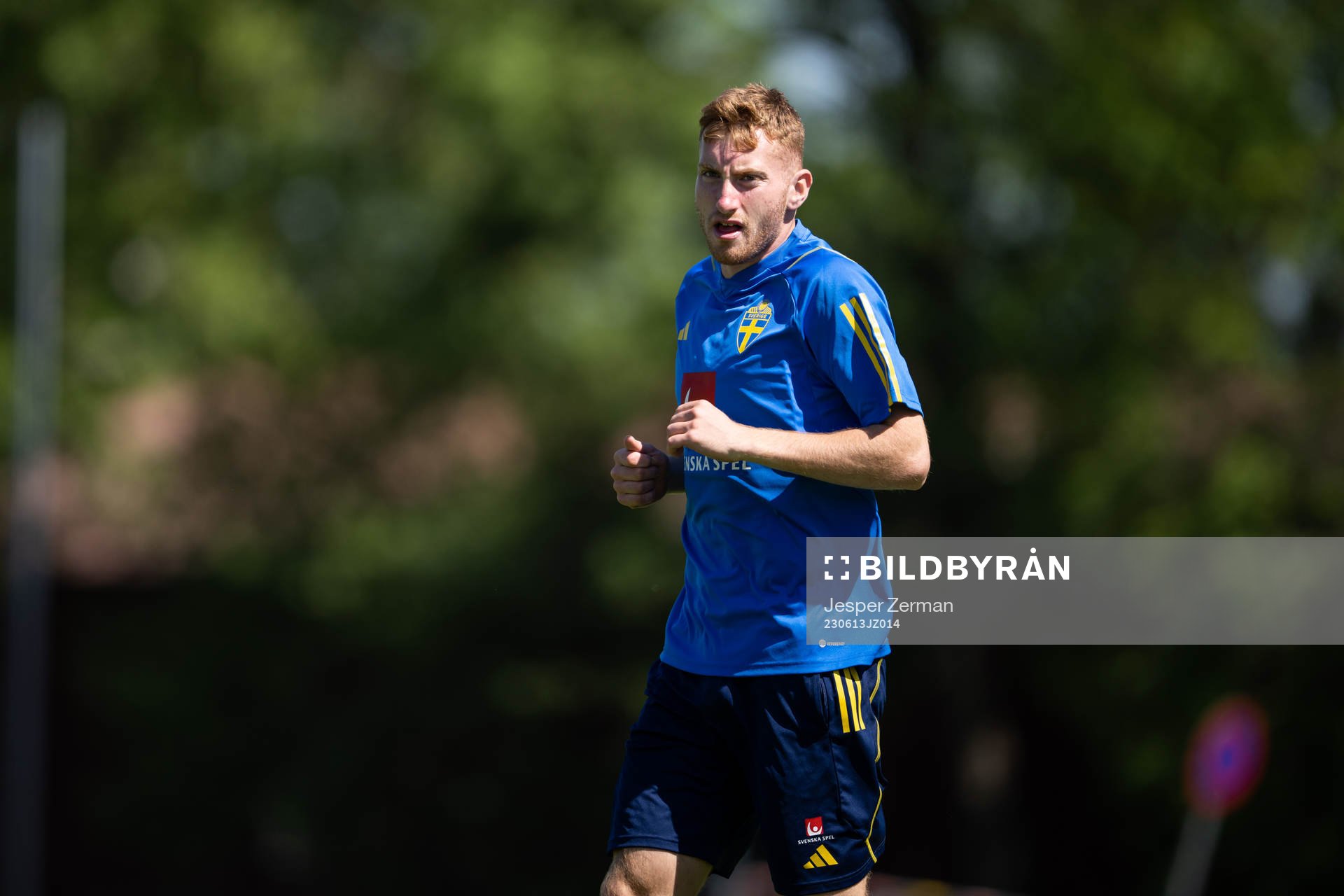 Dejan Kulusevski of the Swedish national football team