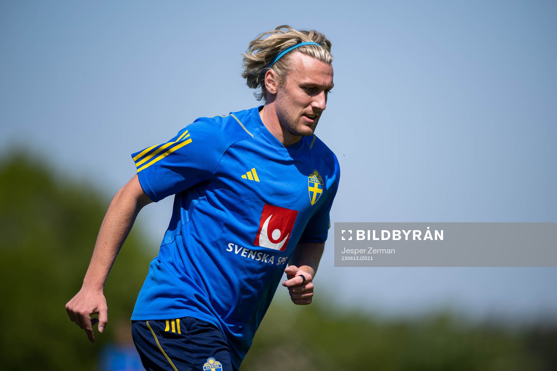 Emil Forsberg of the Swedish national football team