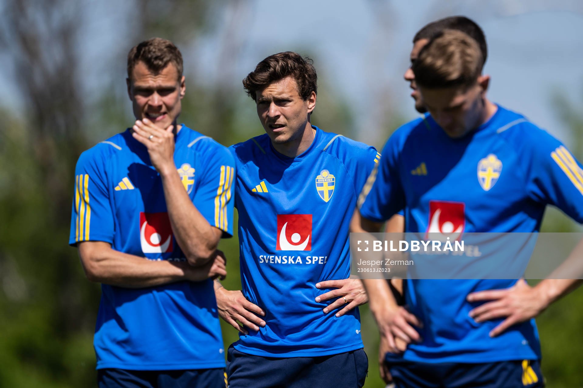 Victor Claesson and Victor Nilsson Lindelöf of the Swedish