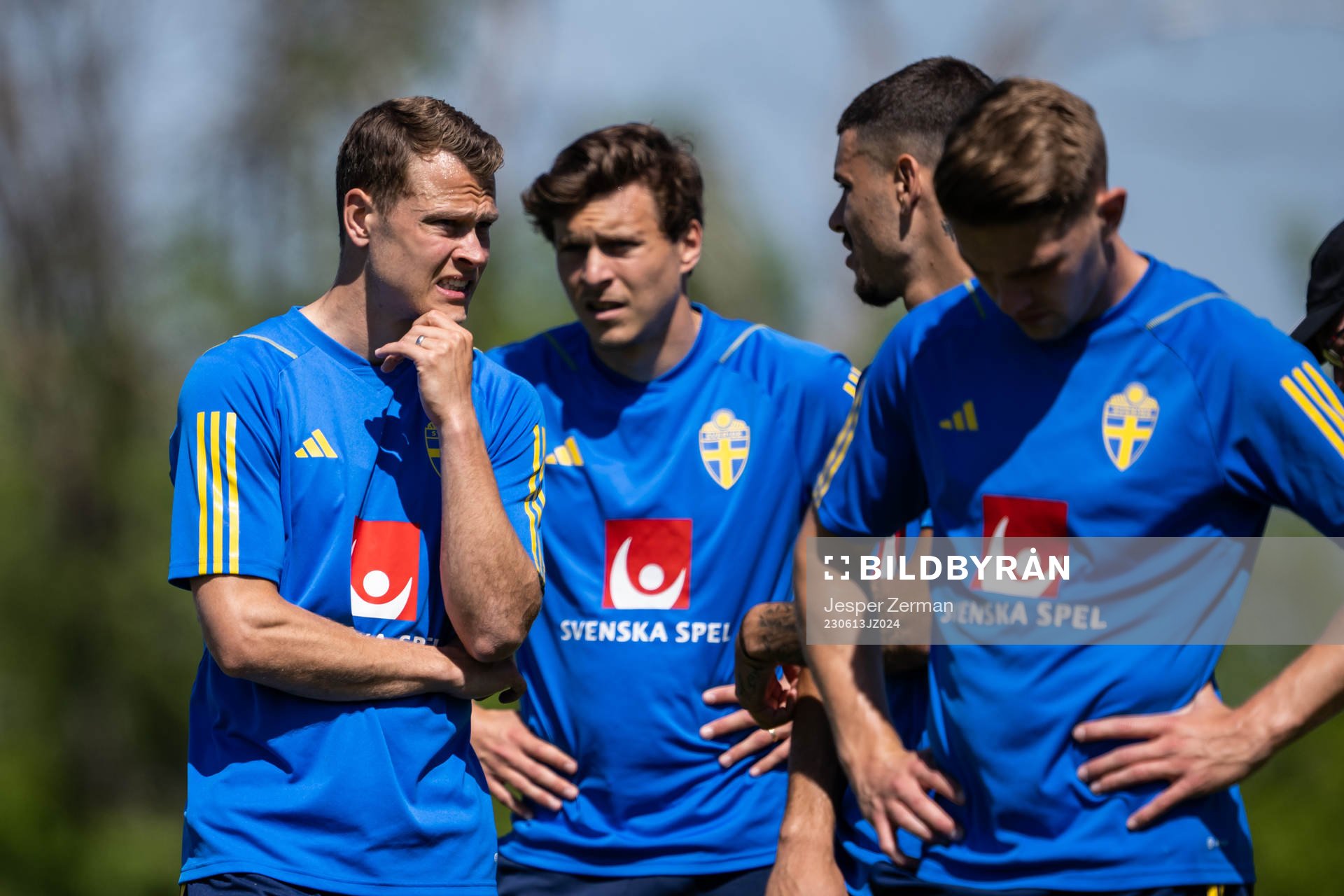 Victor Claesson, Victor Nilsson Lindelöf and Edvin