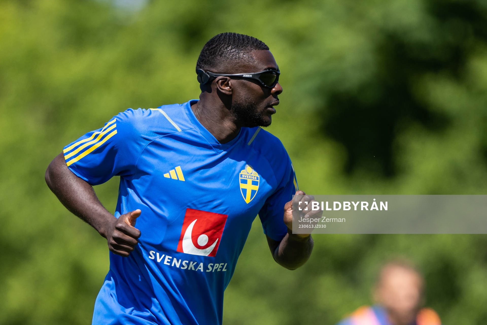 Ken Sema of the Swedish national football team