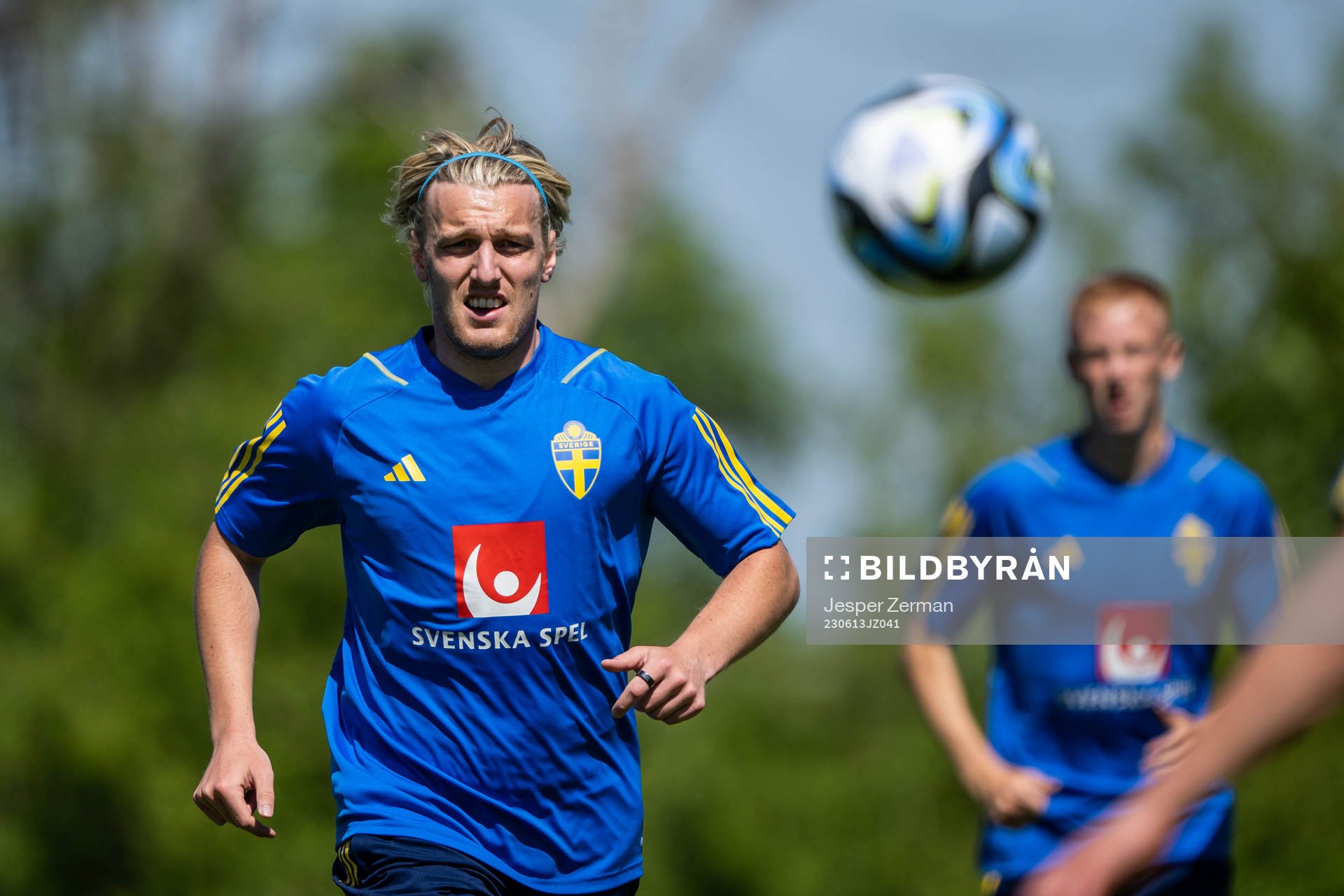 Emil Forsberg of the Swedish national football team