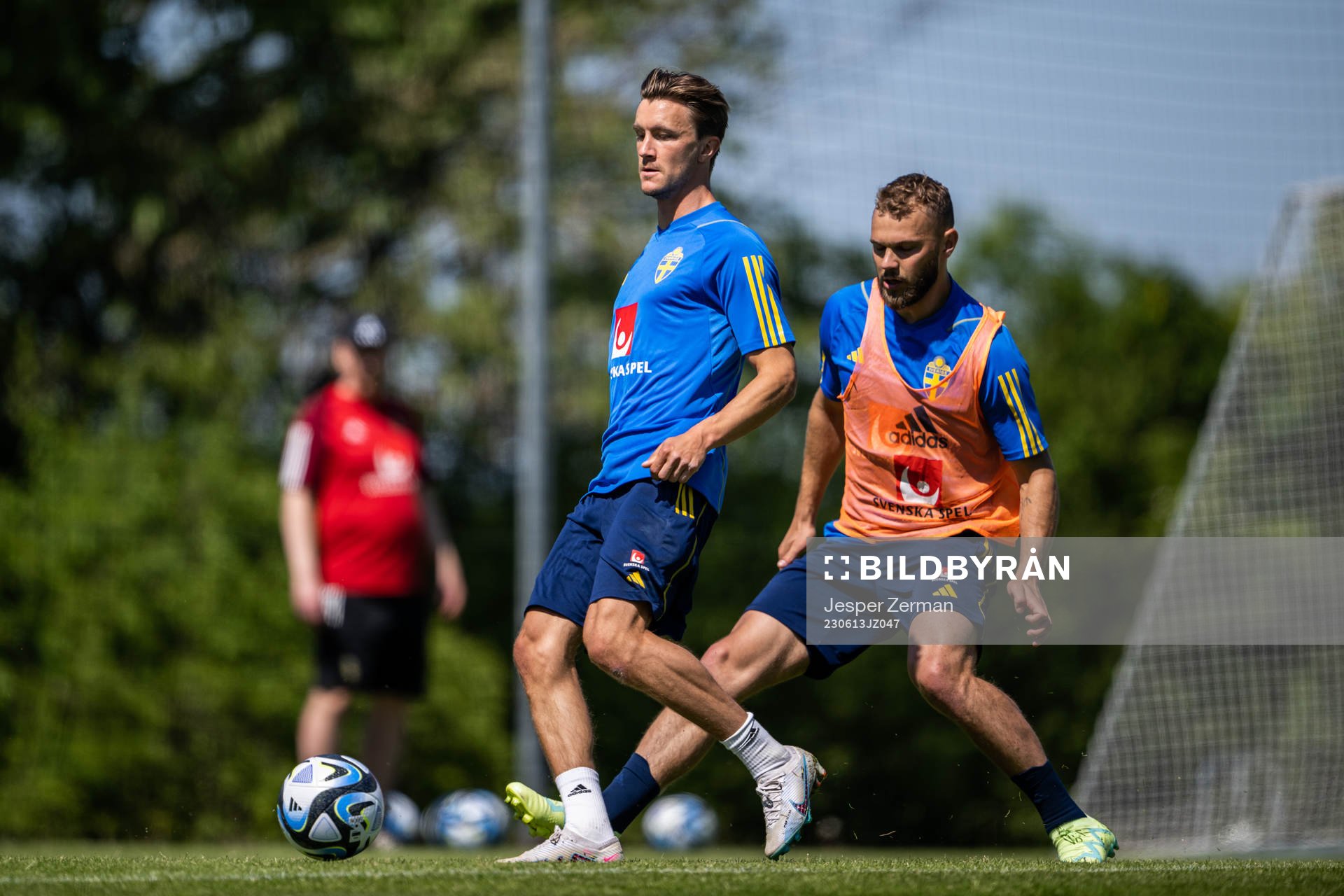 Kristoffer Olsson and Jesper Karlström of the Swedish