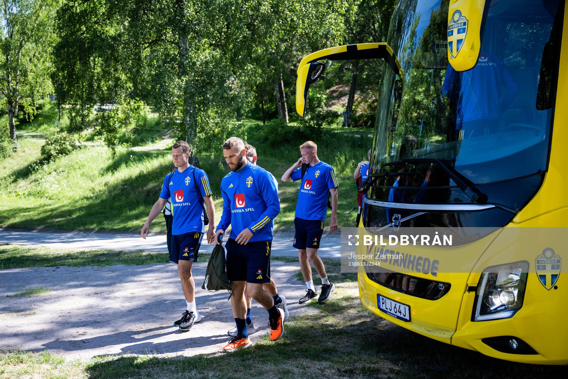 Victor Claesson, Jesper Karlström and Hugo Larsson of the