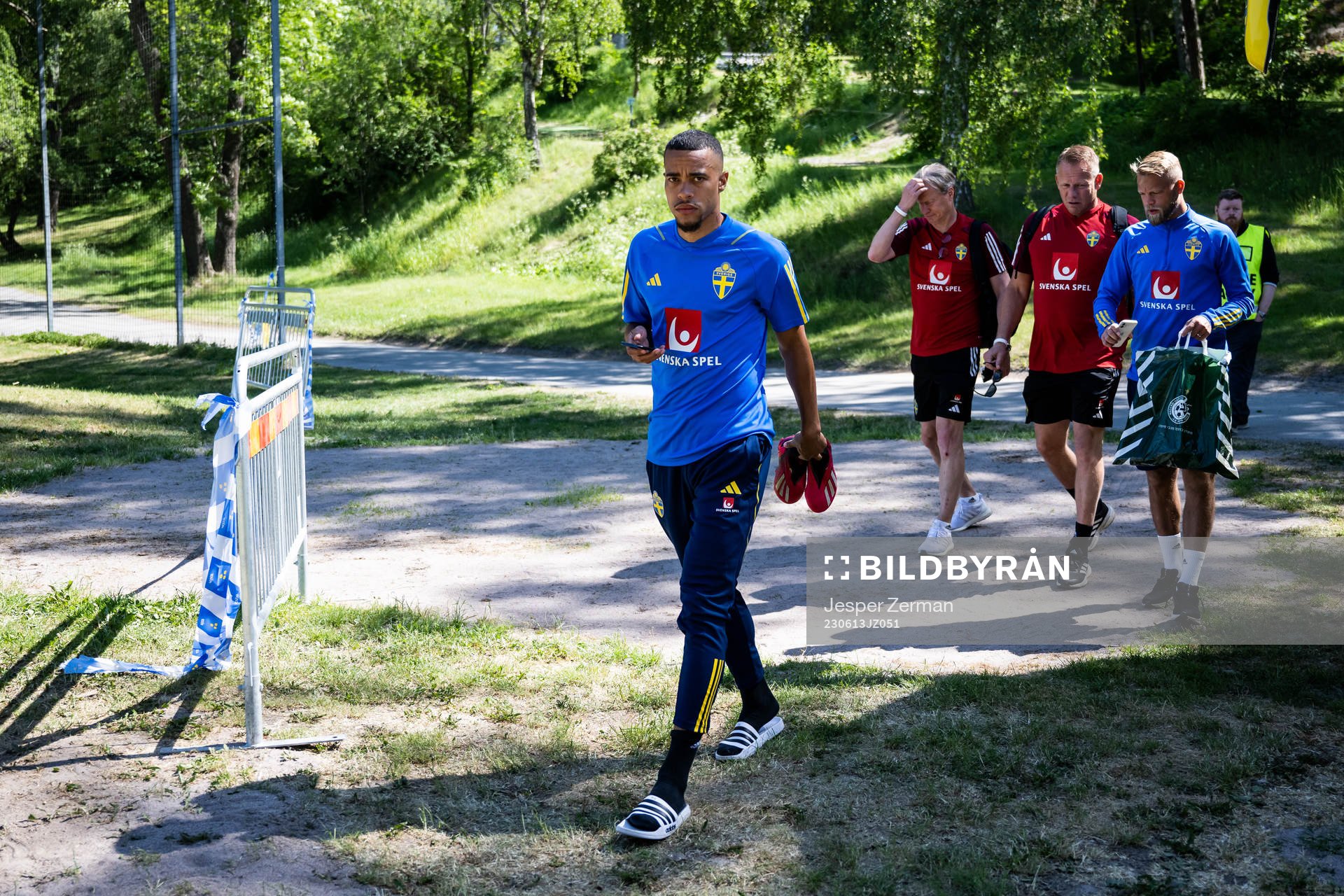 Robin Quaison of the Swedish national football team
