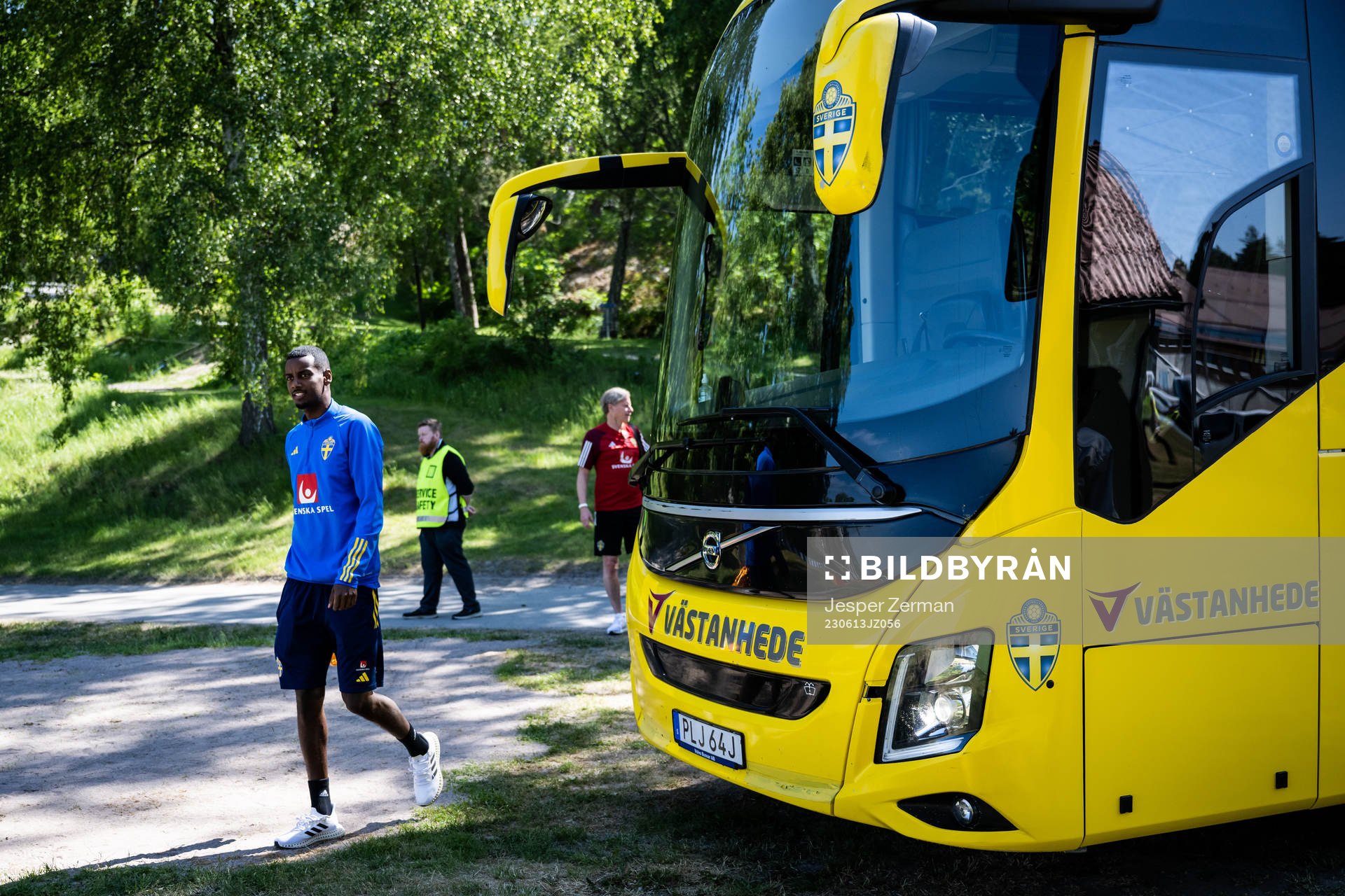 Alexander Isak of the Swedish national football team
