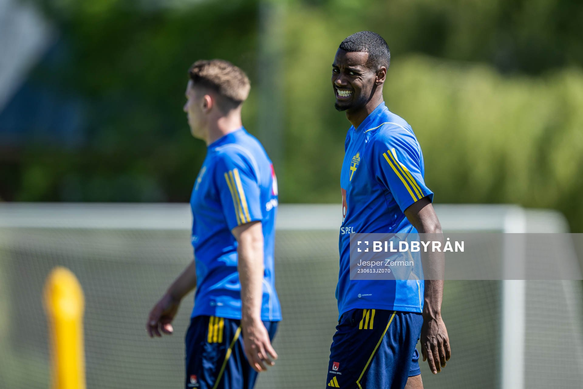 Alexander Isak of the Swedish national football team