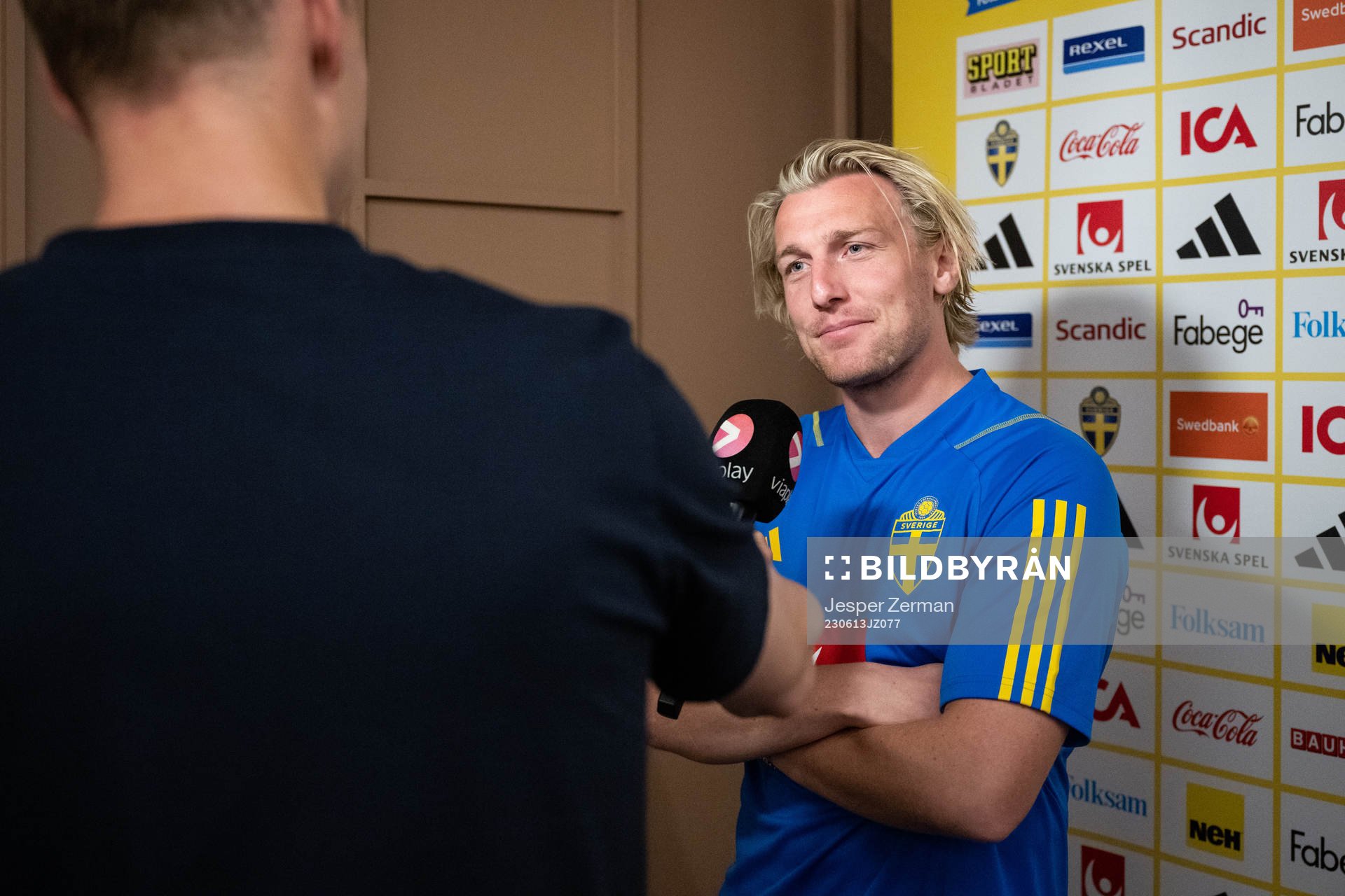 Emil Forsberg of the Swedish national football team