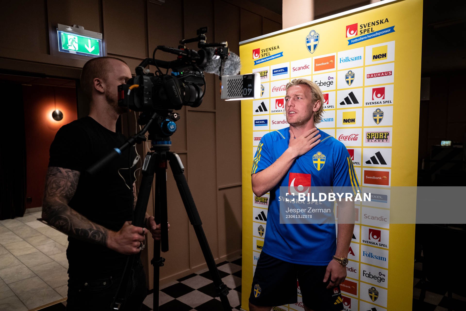 Emil Forsberg of the Swedish national football team
