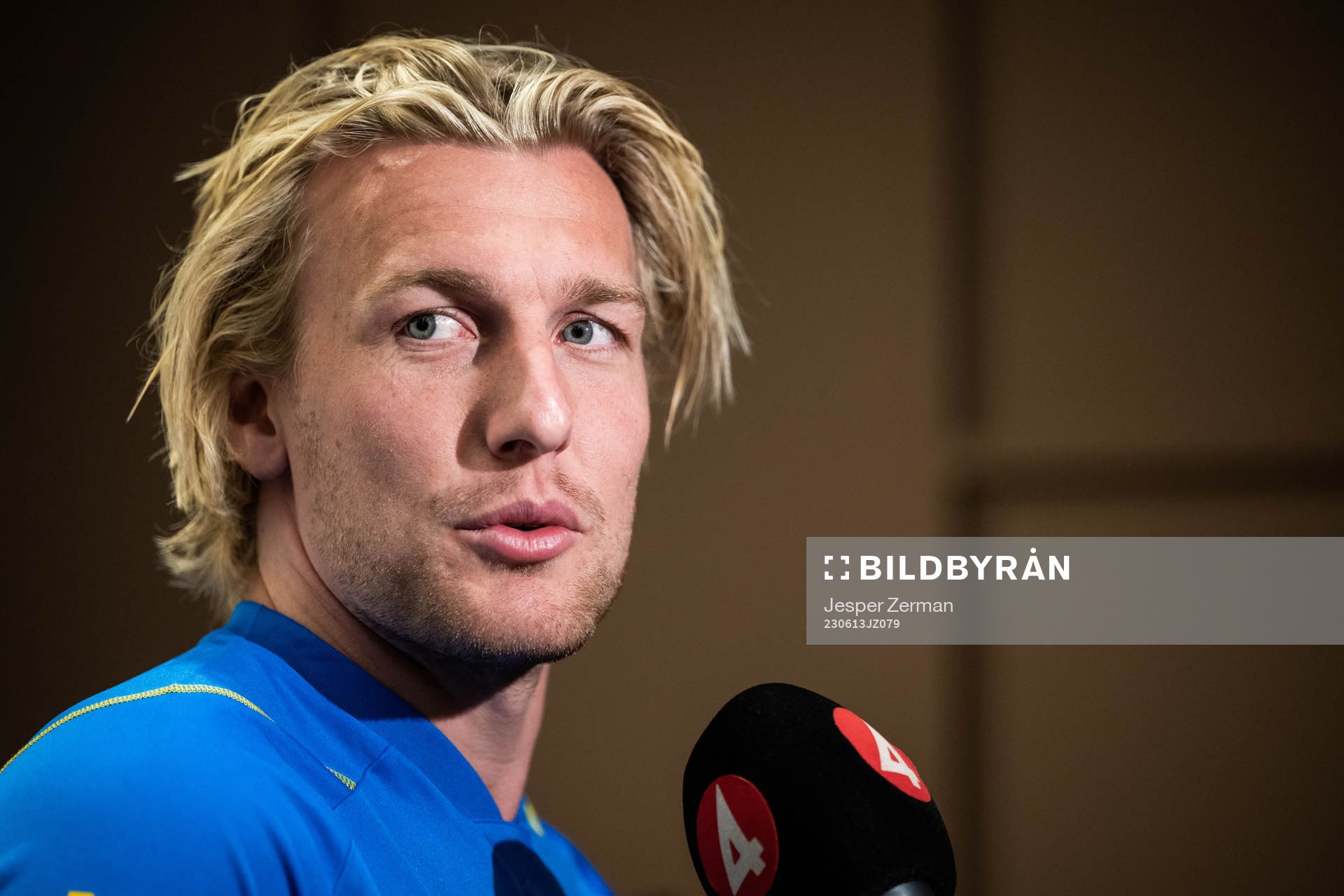 Emil Forsberg of the Swedish national football team
