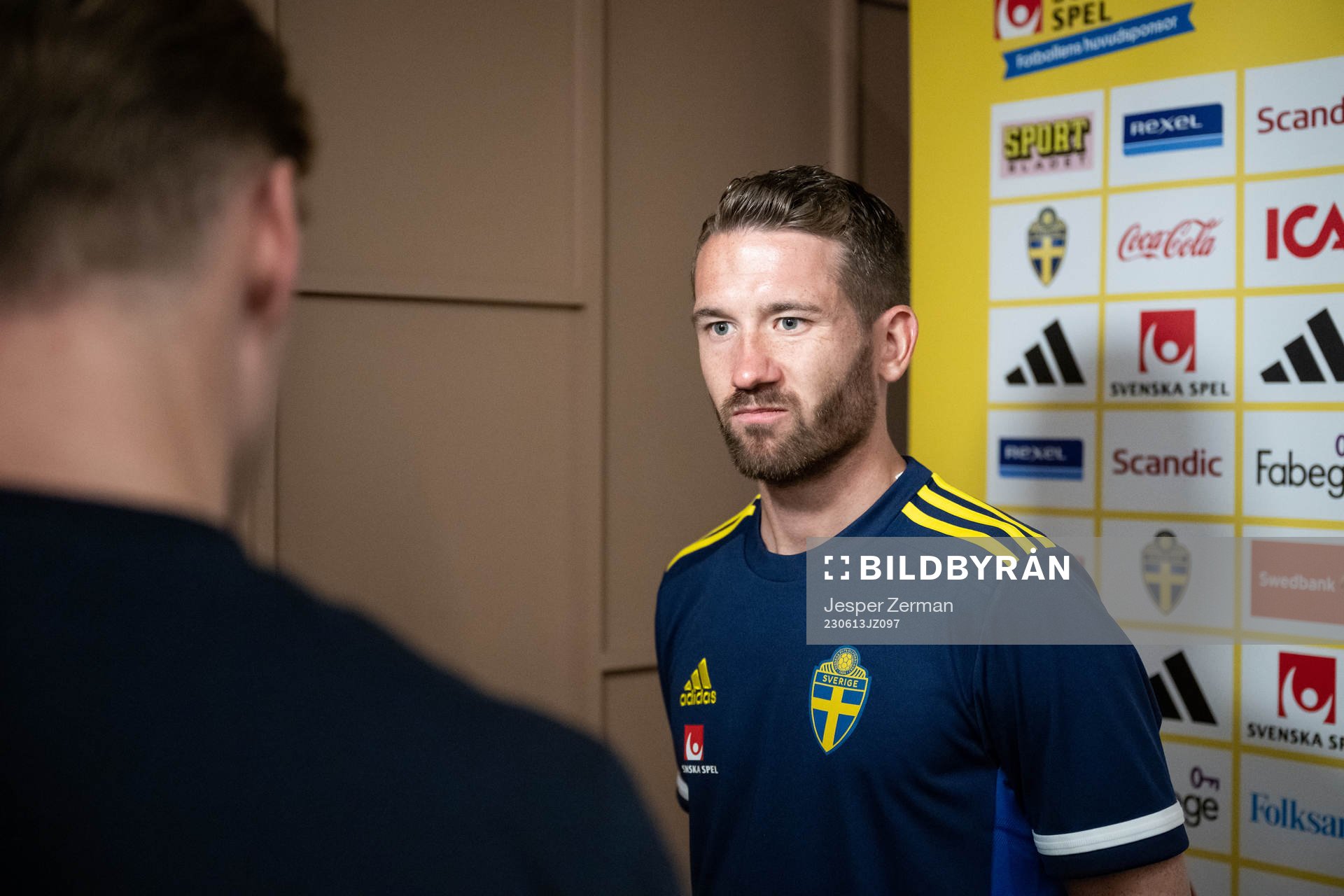 Marcus Rohdén of the Swedish national football team