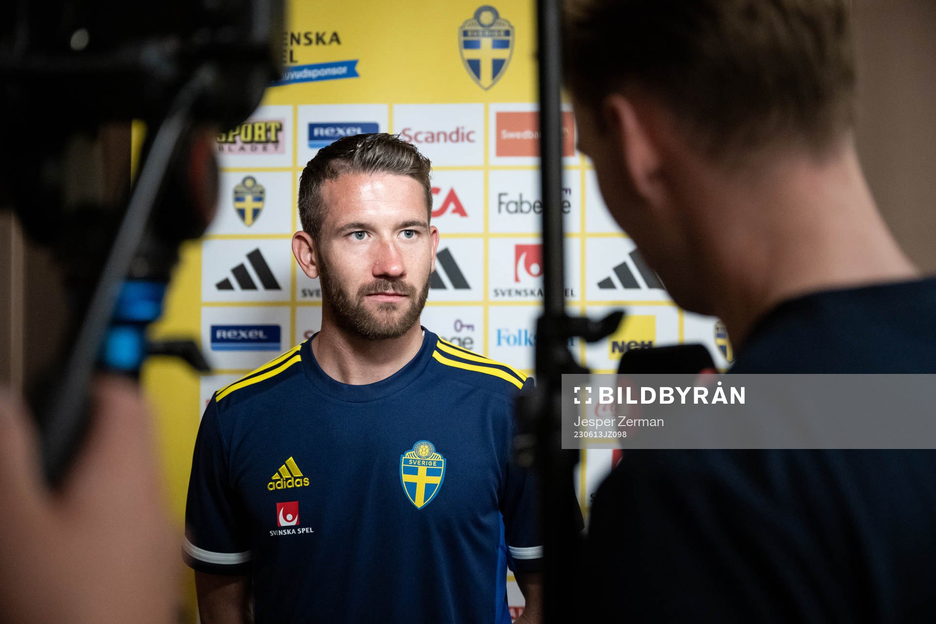 Marcus Rohdén of the Swedish national football team