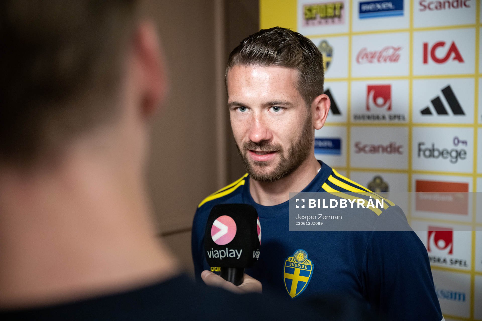 Marcus Rohdén of the Swedish national football team