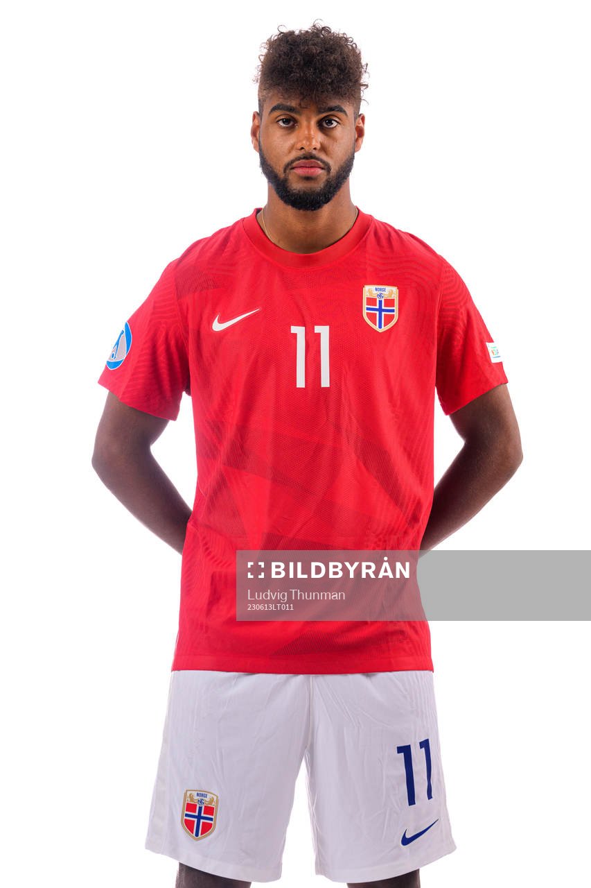 Emil Konradsen Ceide of the norwegian under-21 national