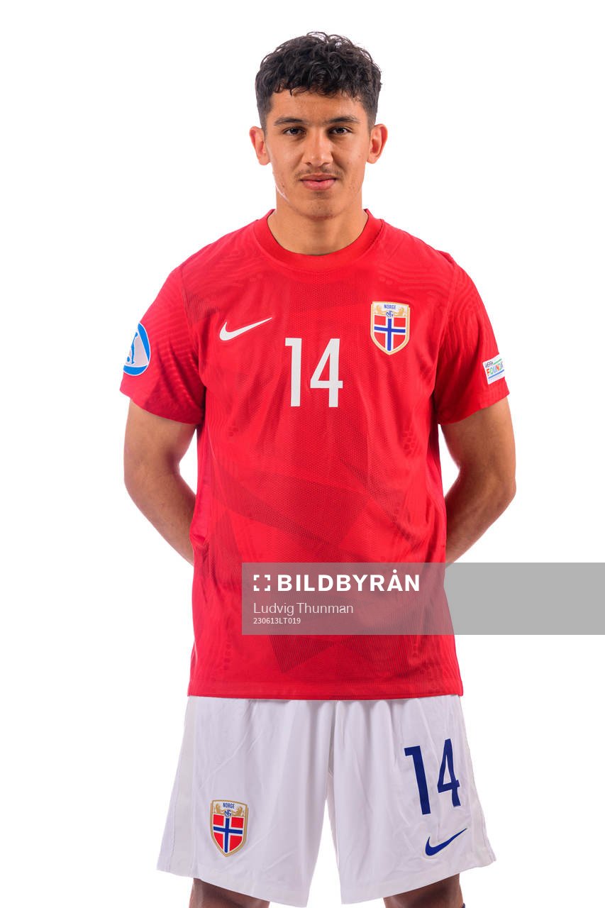 Osame Sahraoui of the norwegian under-21 national football