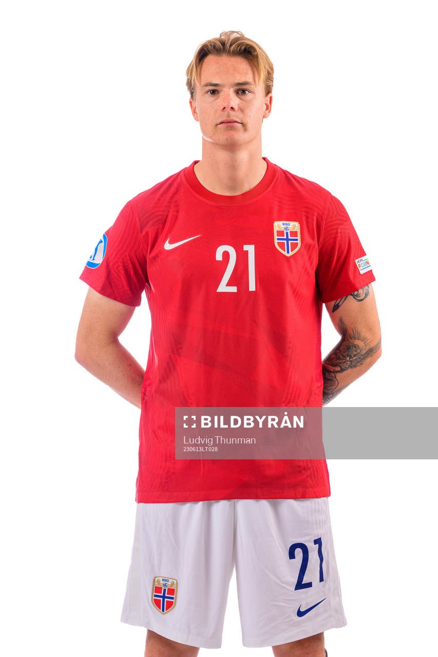 Tobias Christiansen of the norwegian under-21 national
