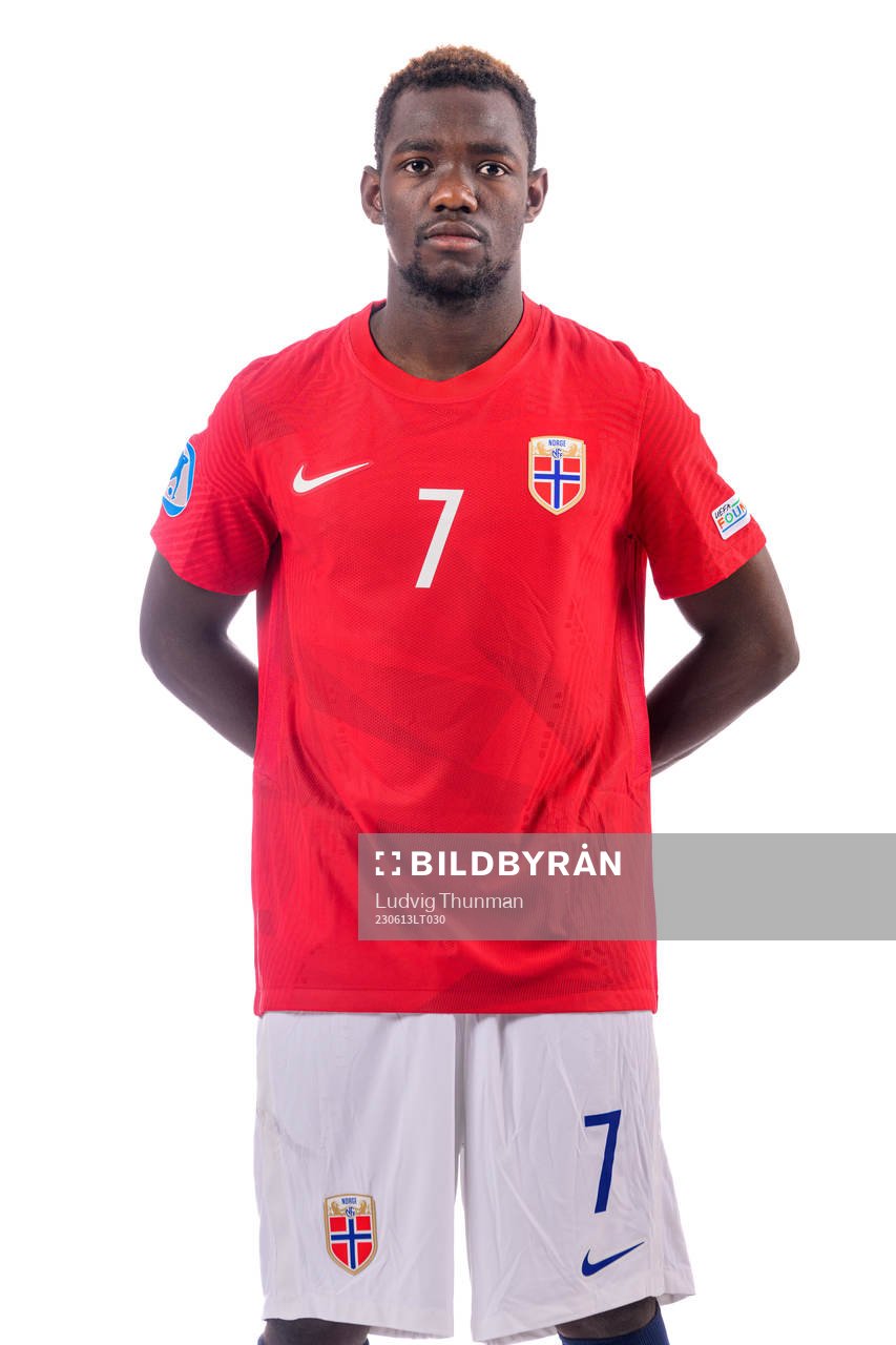 Joshua Kitolano of the norwegian under-21 national football