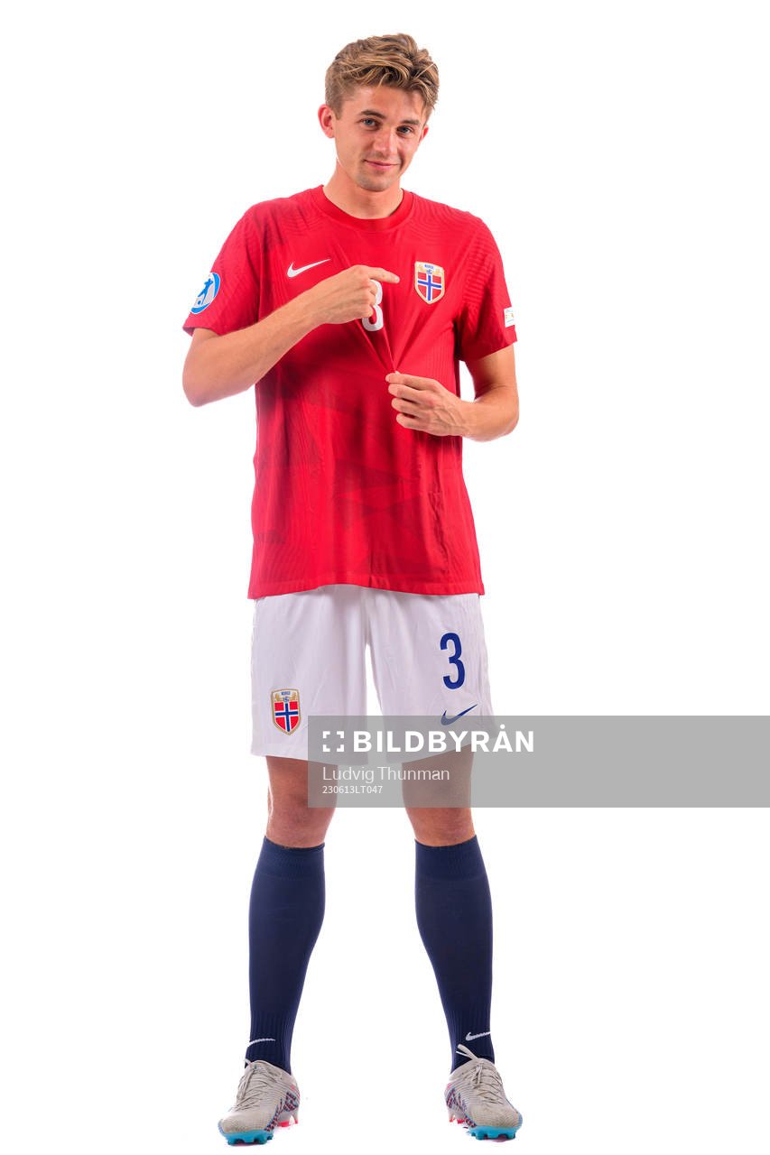 Henrik Heggheim of the norwegian under-21 national football