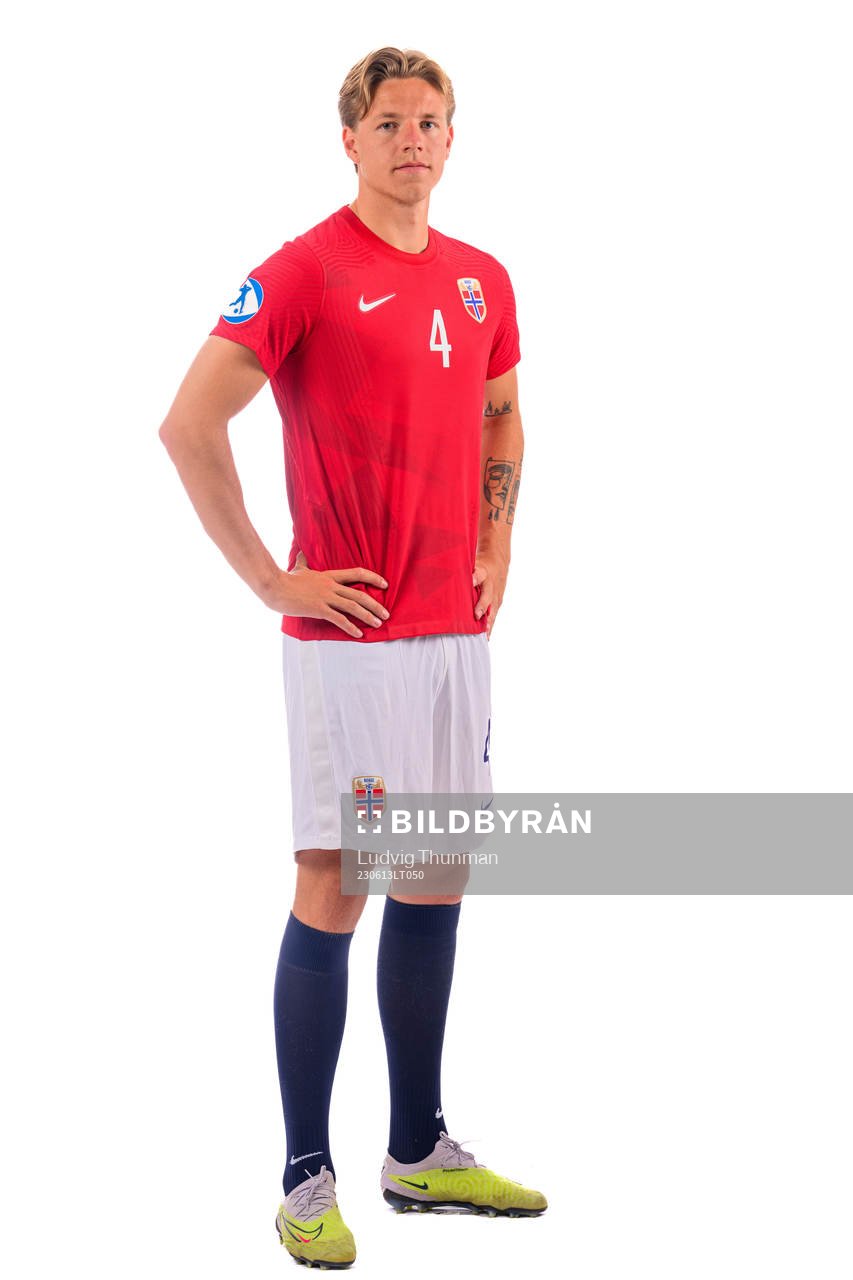 Jesper Daland of the norwegian under-21 national football