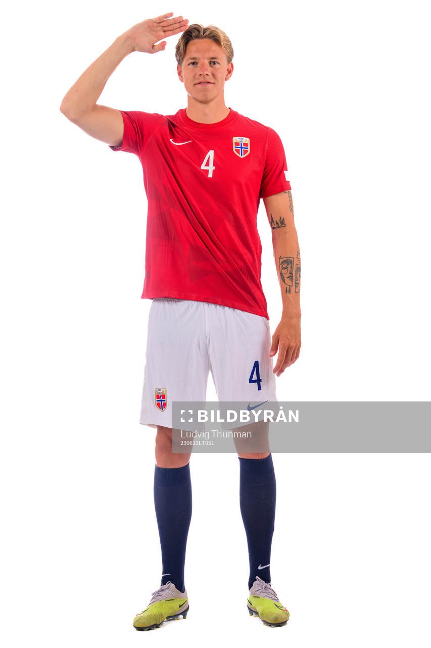 Jesper Daland of the norwegian under-21 national football
