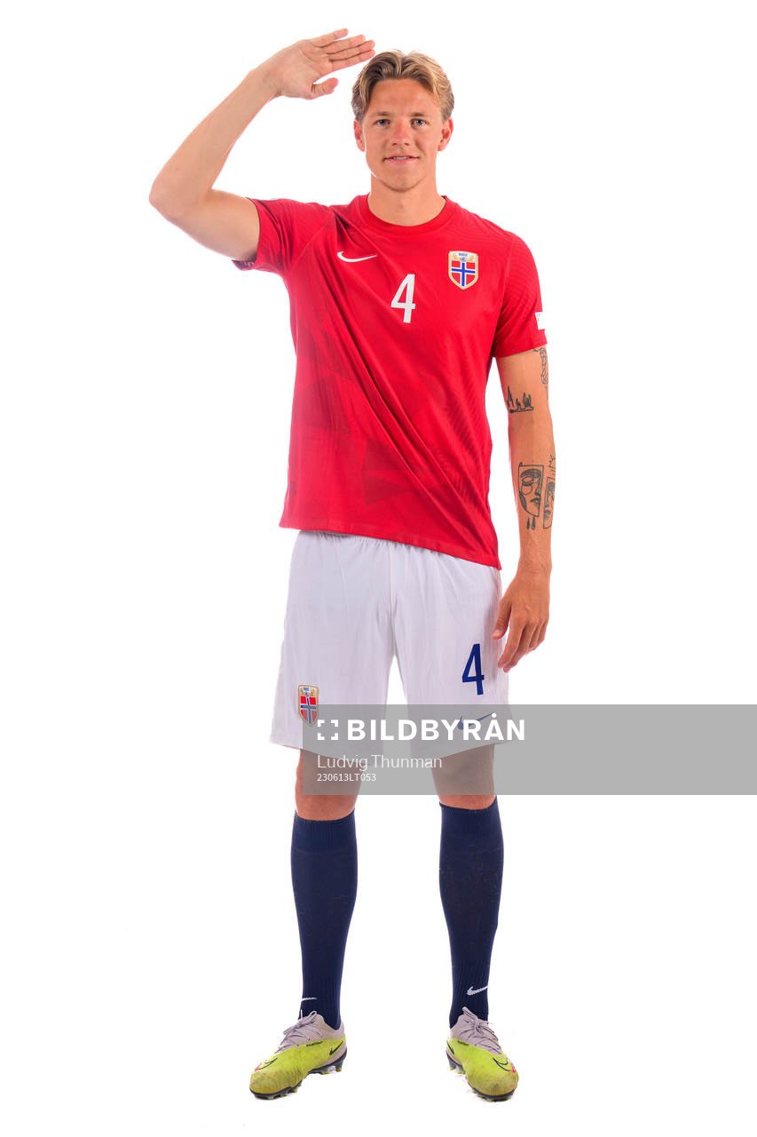 Jesper Daland of the norwegian under-21 national football