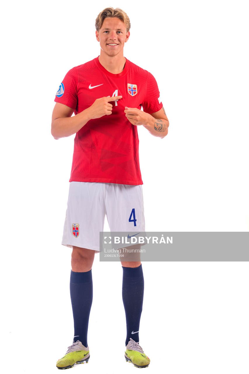 Jesper Daland of the norwegian under-21 national football