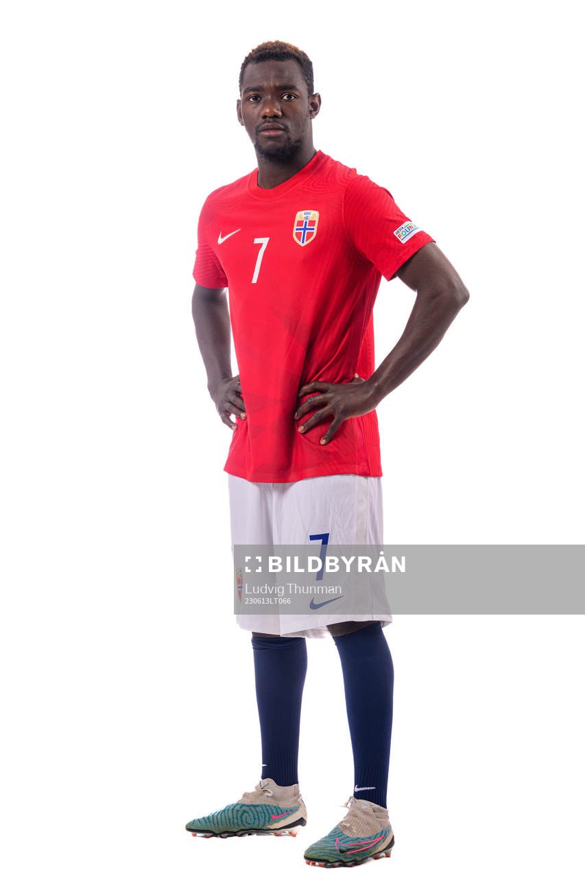 Joshua Kitolano of the norwegian under-21 national football