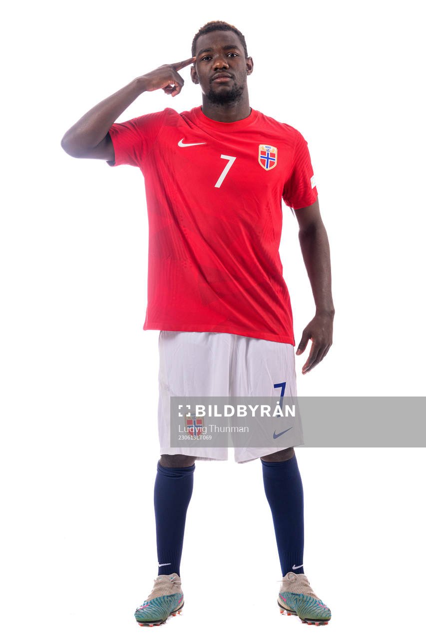 Joshua Kitolano of the norwegian under-21 national football