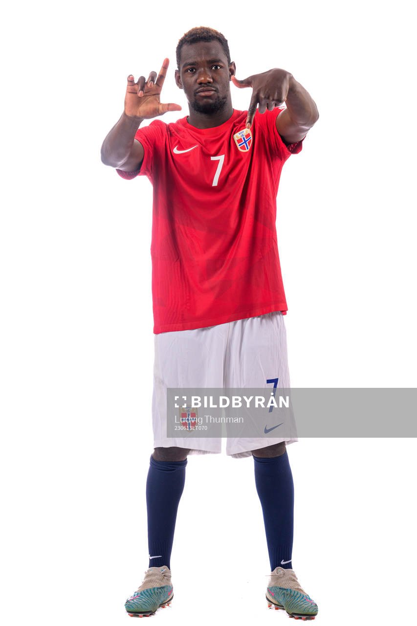 Joshua Kitolano of the norwegian under-21 national football
