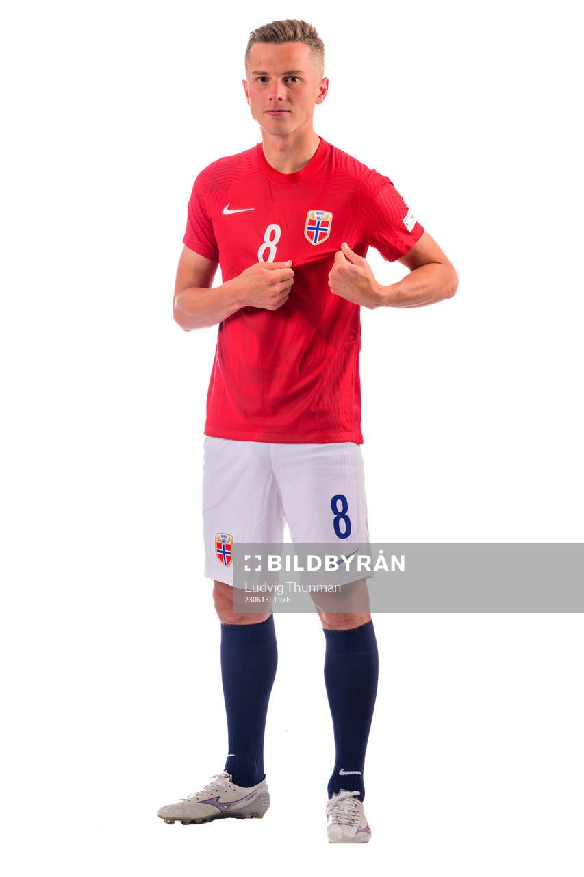 Johan Hove of the norwegian under-21 national football team