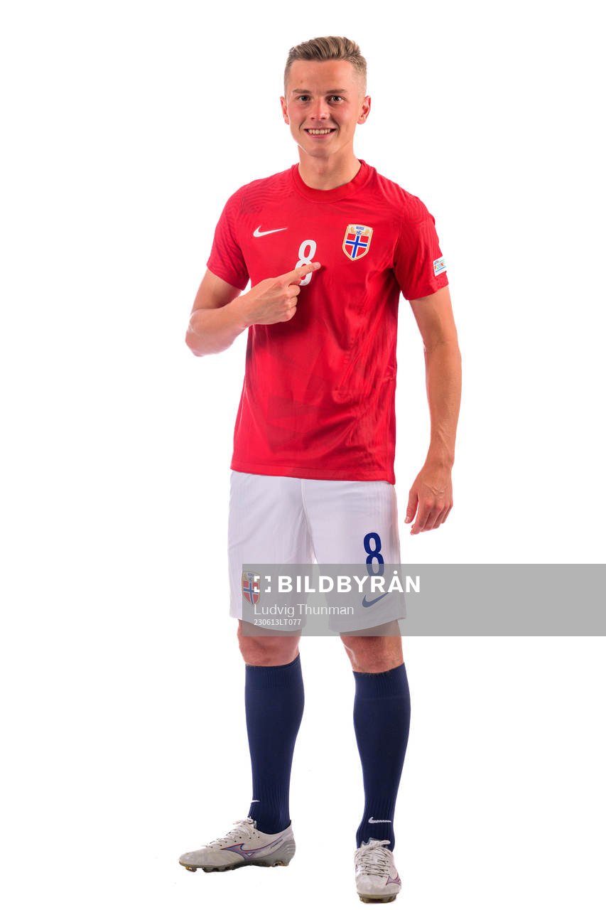 Johan Hove of the norwegian under-21 national football team