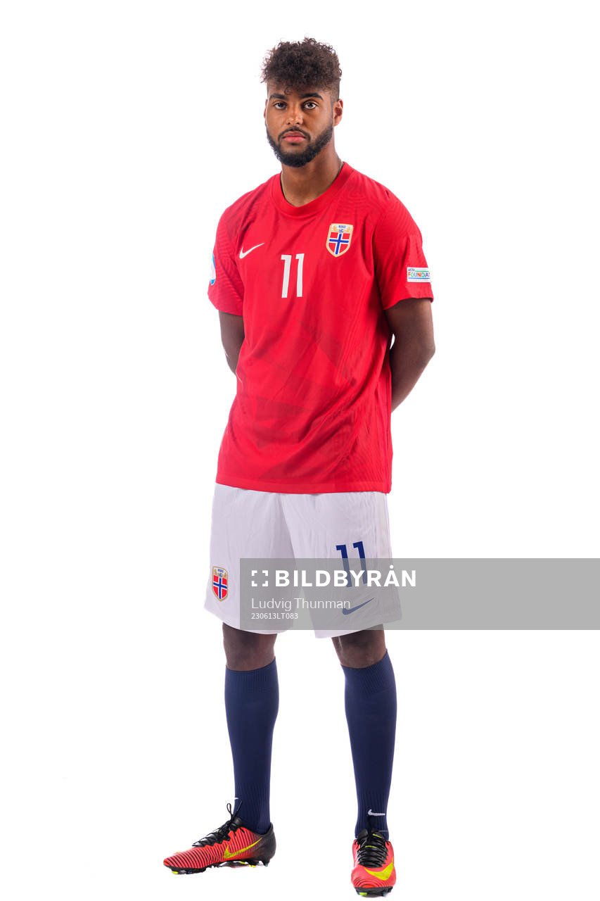 Emil Konradsen Ceide of the norwegian under-21 national