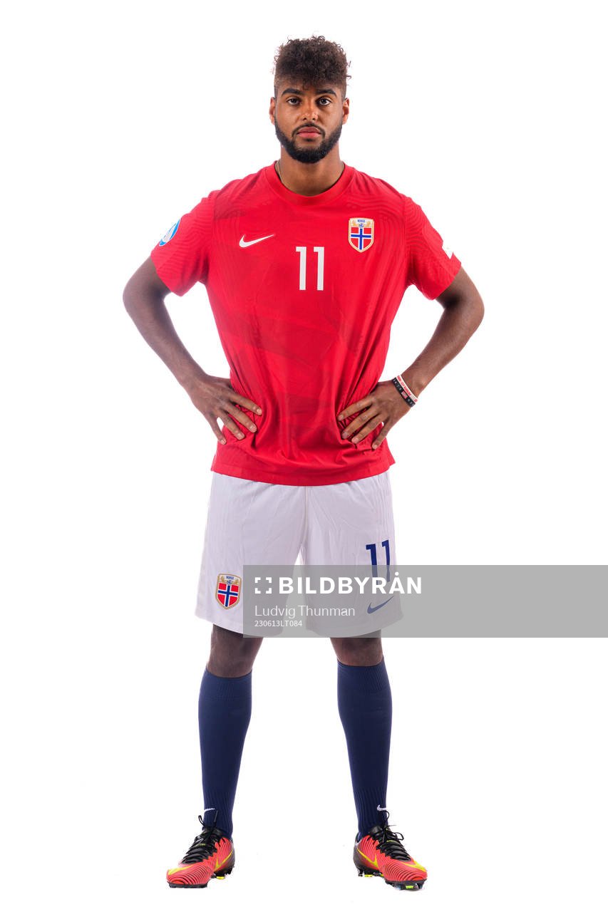 Emil Konradsen Ceide of the norwegian under-21 national